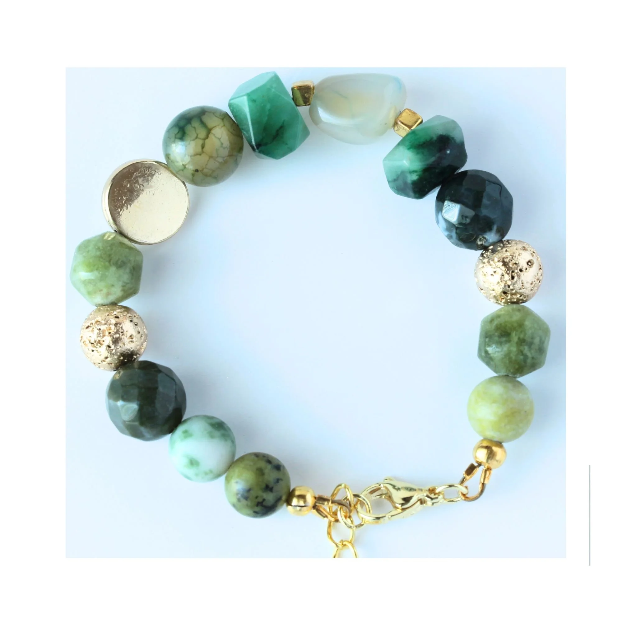 Forest Luxe Mixed Gemstone Bracelet