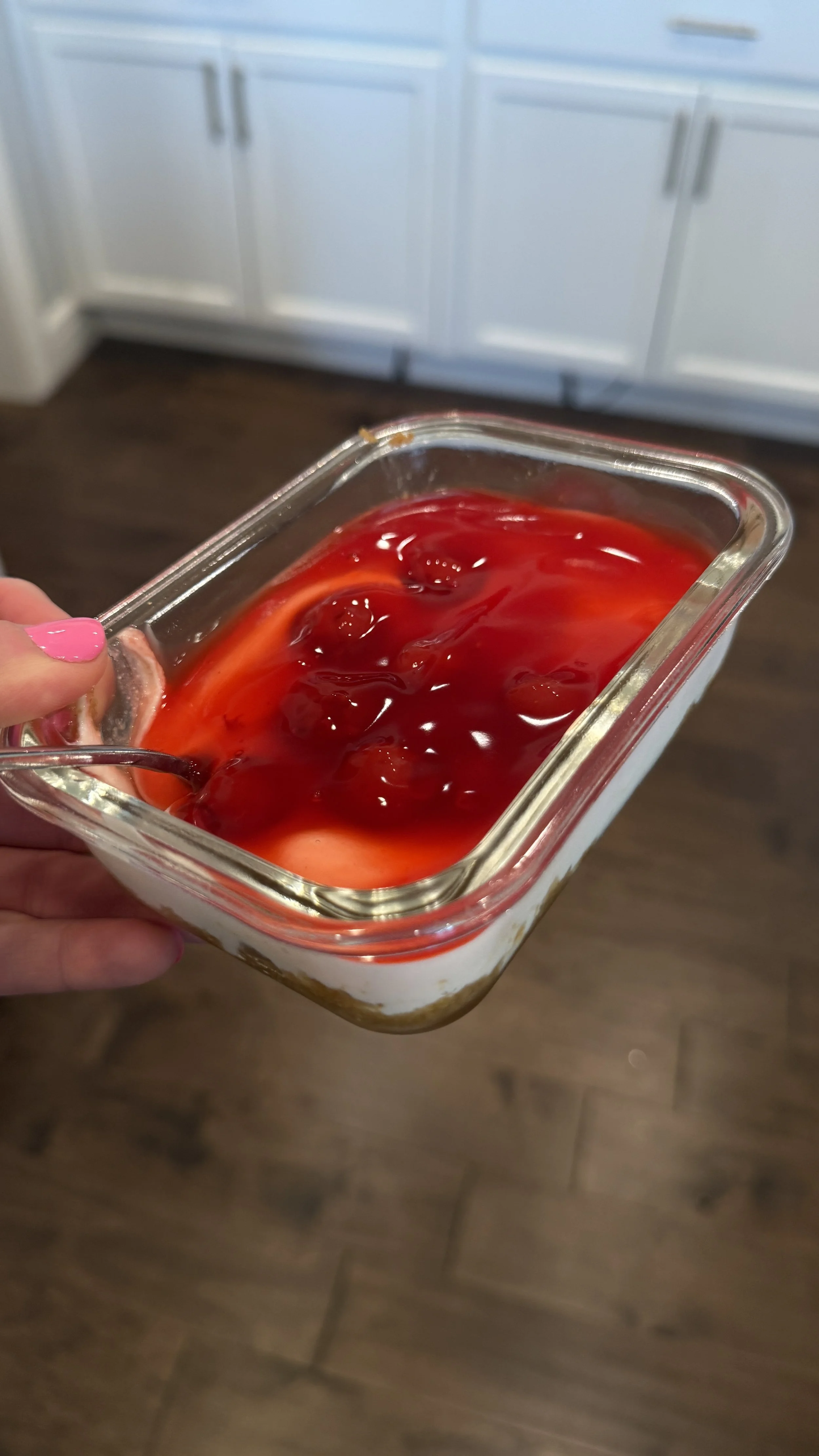 High Protein Cherry Cheesecake