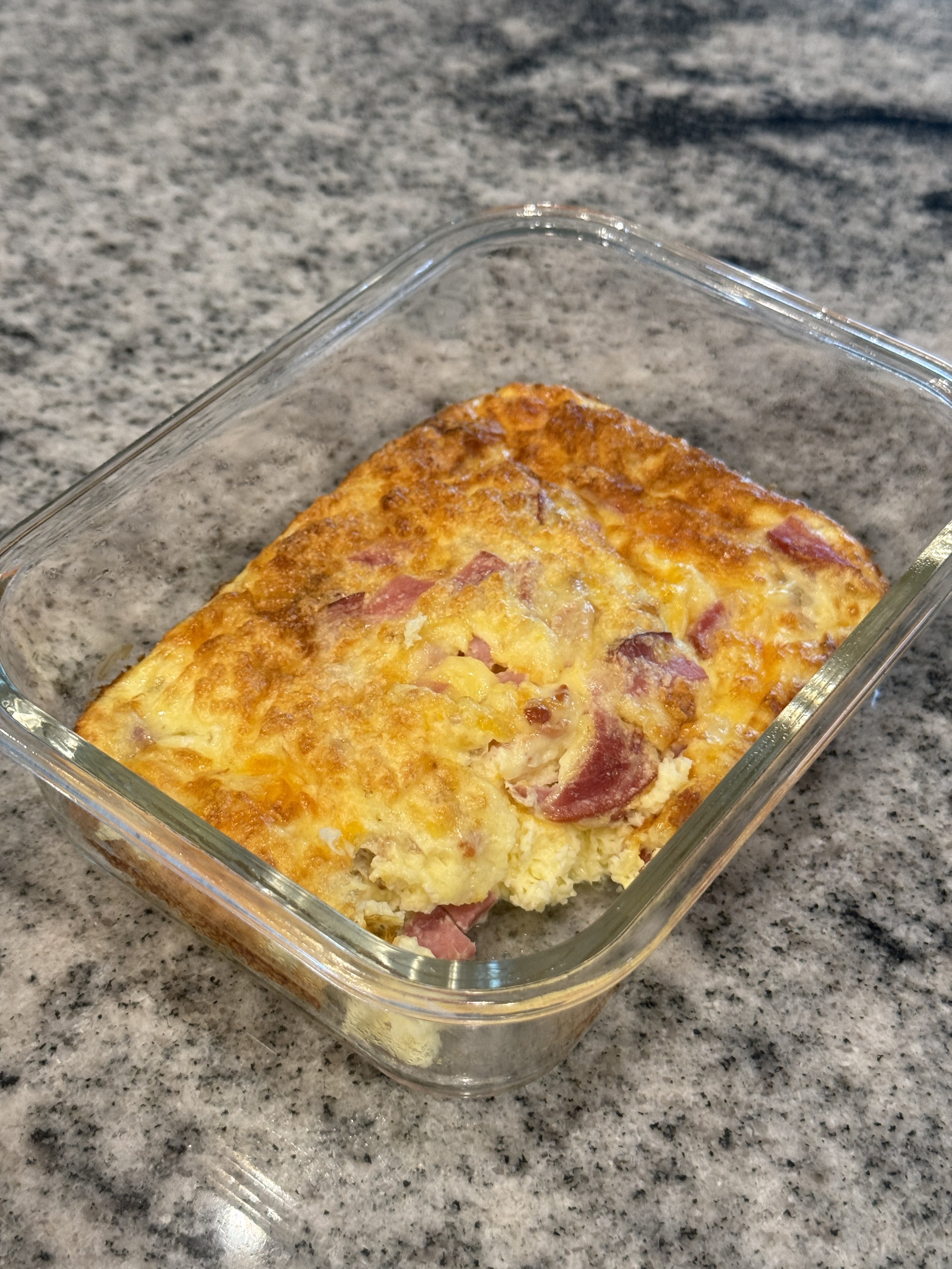 Breakfast Ham &amp; Egg Bake Recipe 