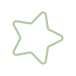 Outline of a five-pointed star with a glowing effect.