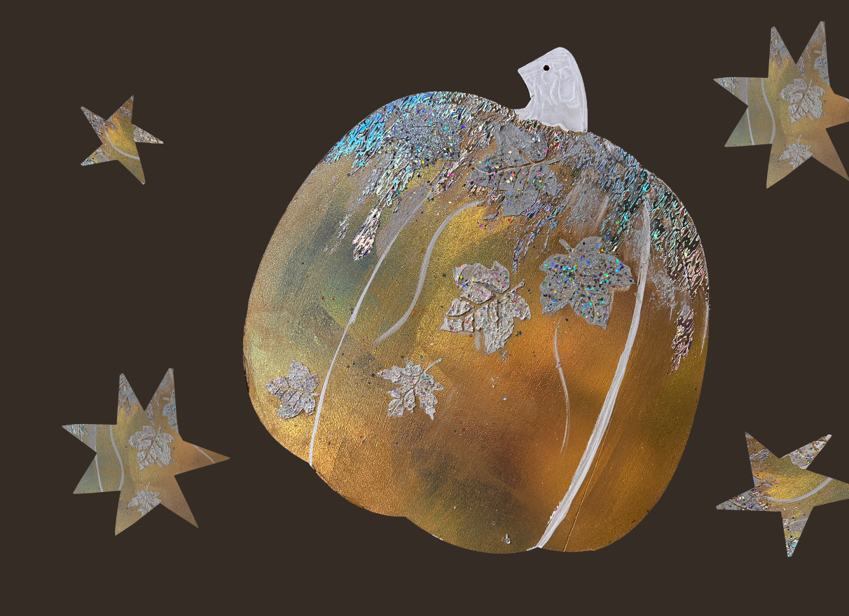 Fall Foils Pumpkin Sign ✺ Workshop