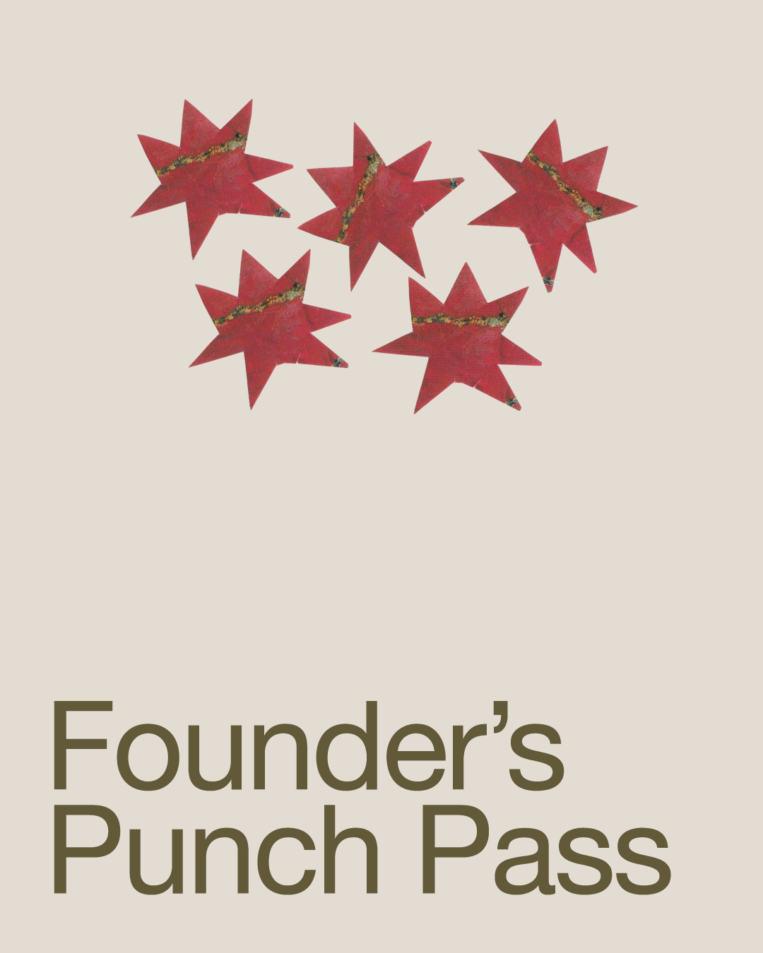 Founder's Five Day Punch Pass
