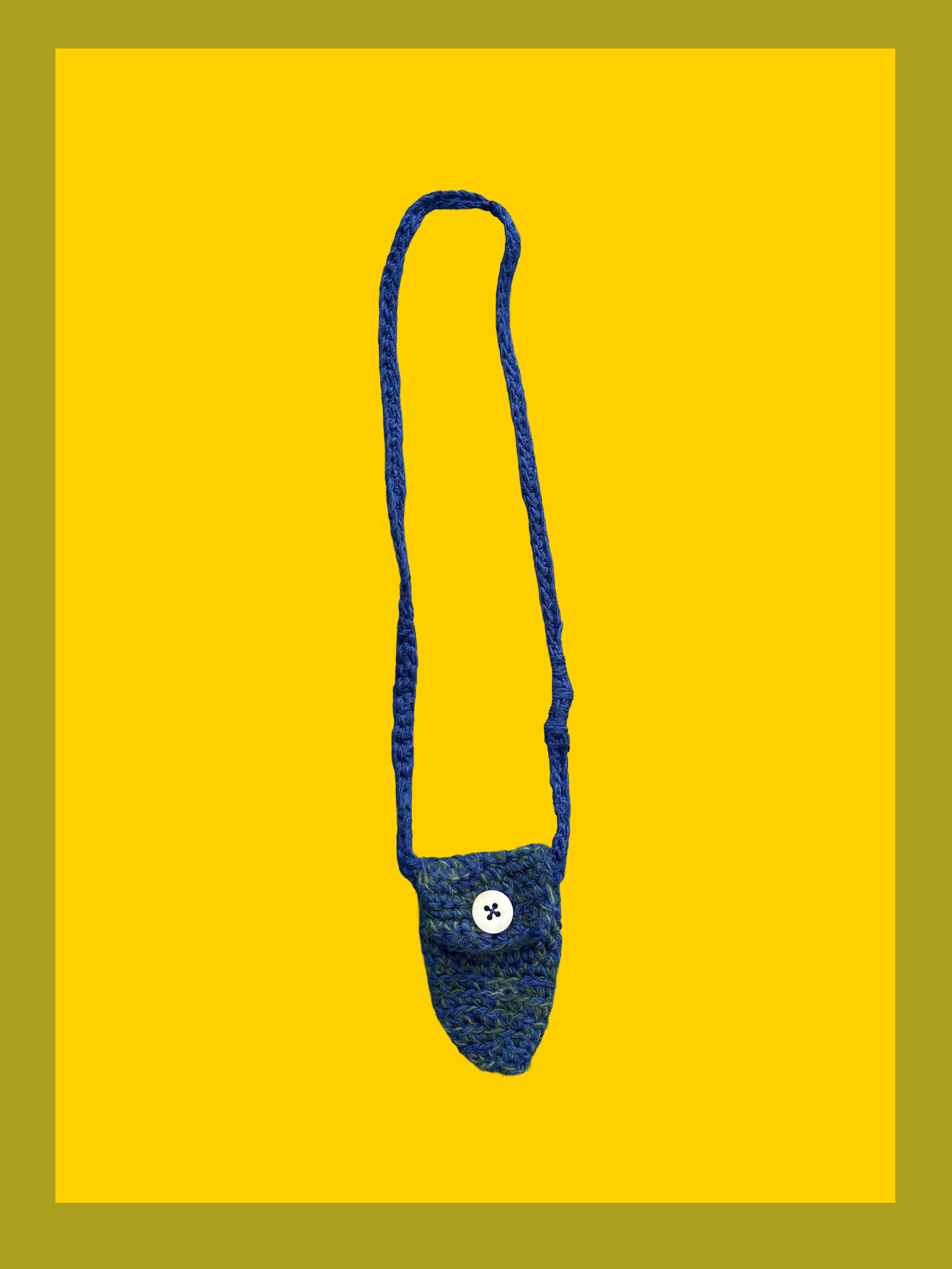 Crochet Satchel Necklace