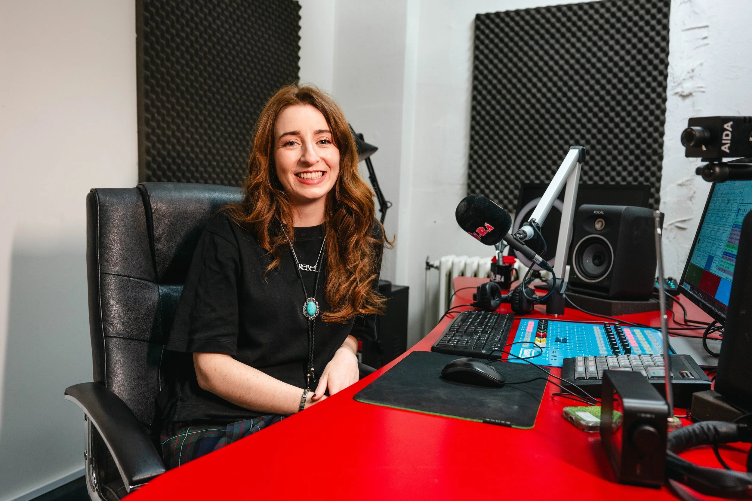 109/365 - Emma Ferrari Ní Chearúil, Raidió Rí-Rá Studios, Fumbally Exchange.