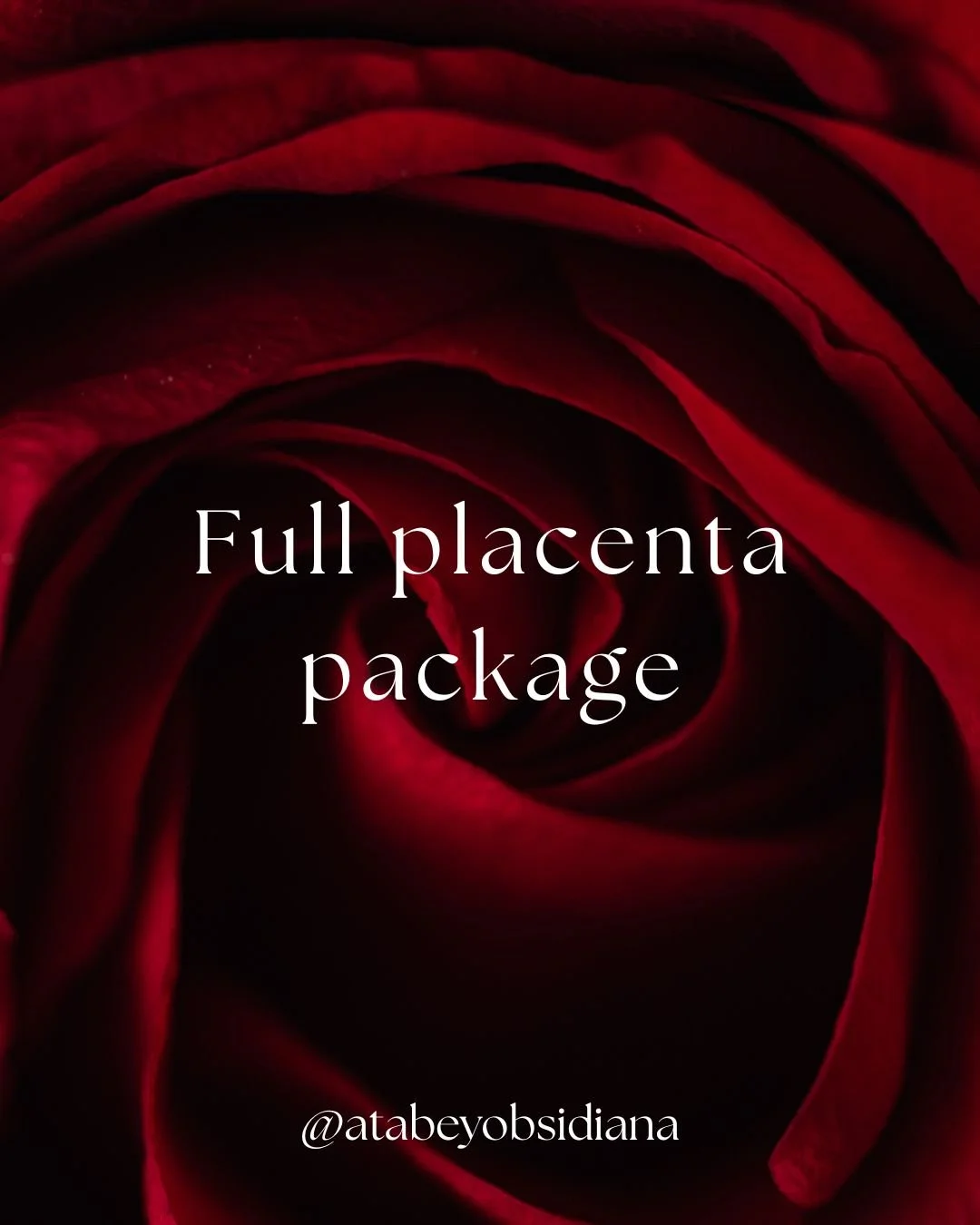 Full Placenta Package