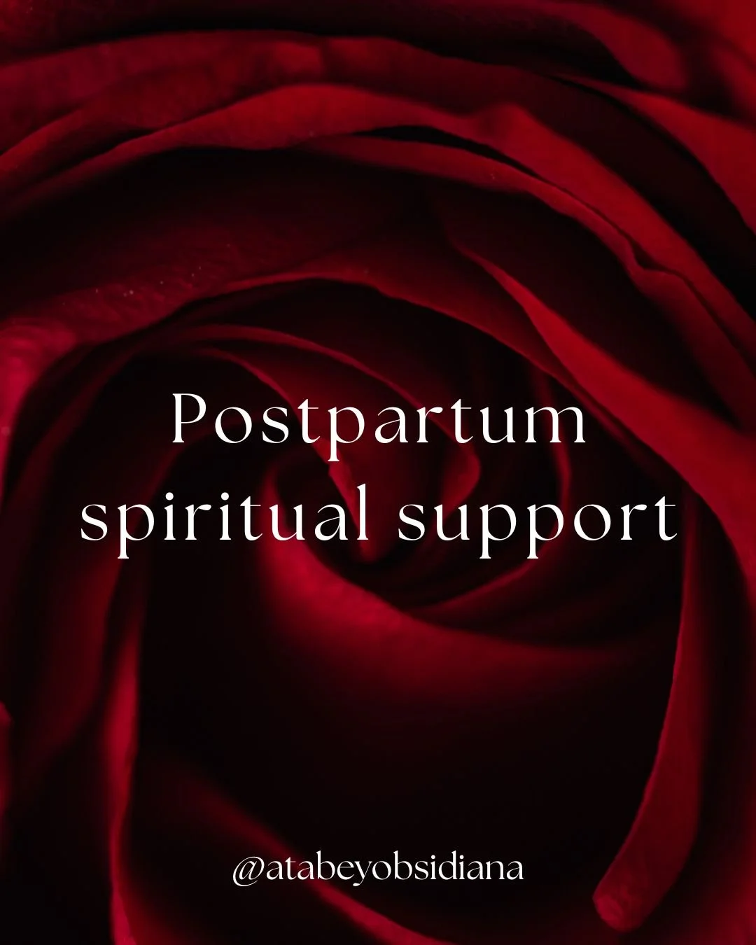 Postpartum Spiritual Support