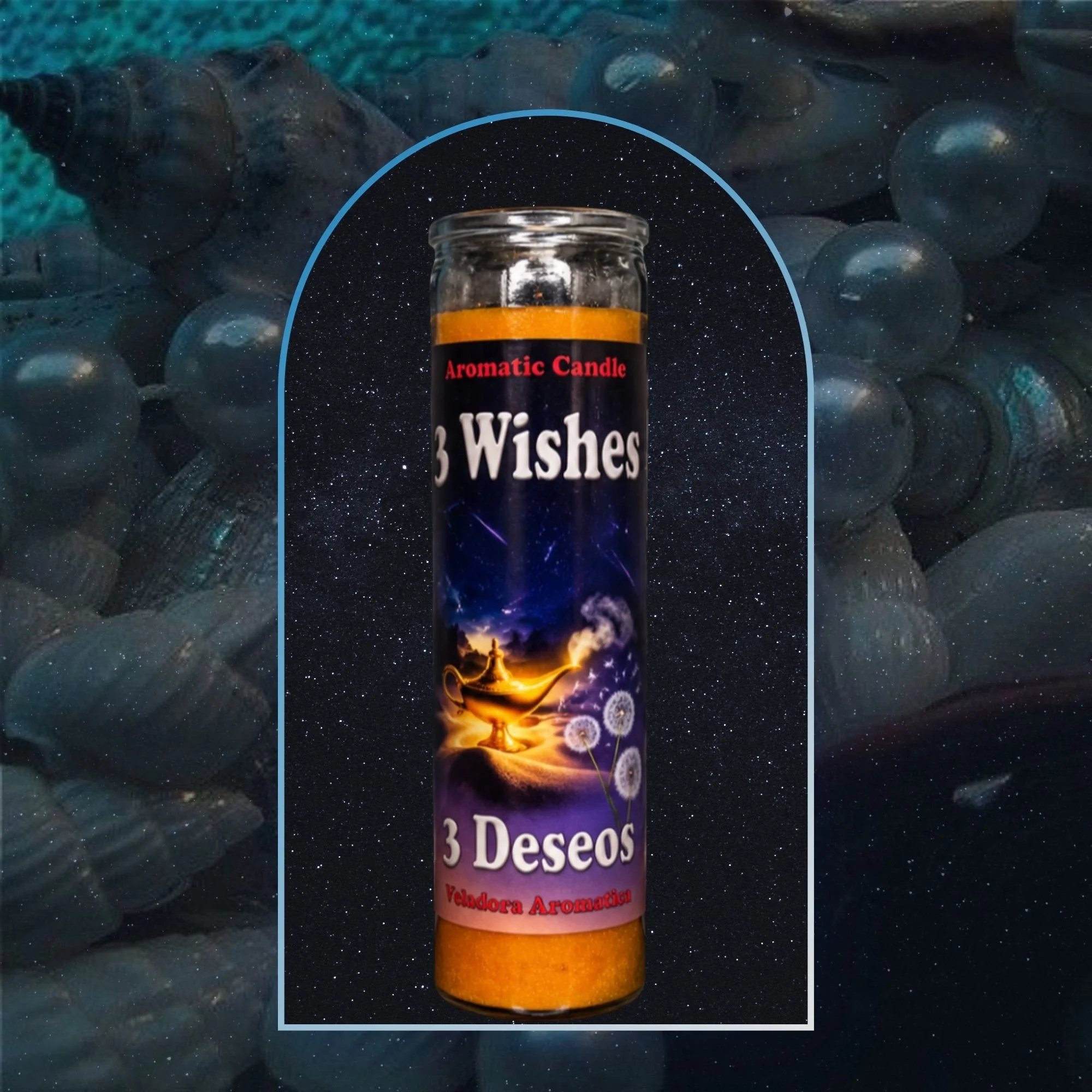 3 Deseos | Three Wishes Prepared Aromatic 7 Day Candle