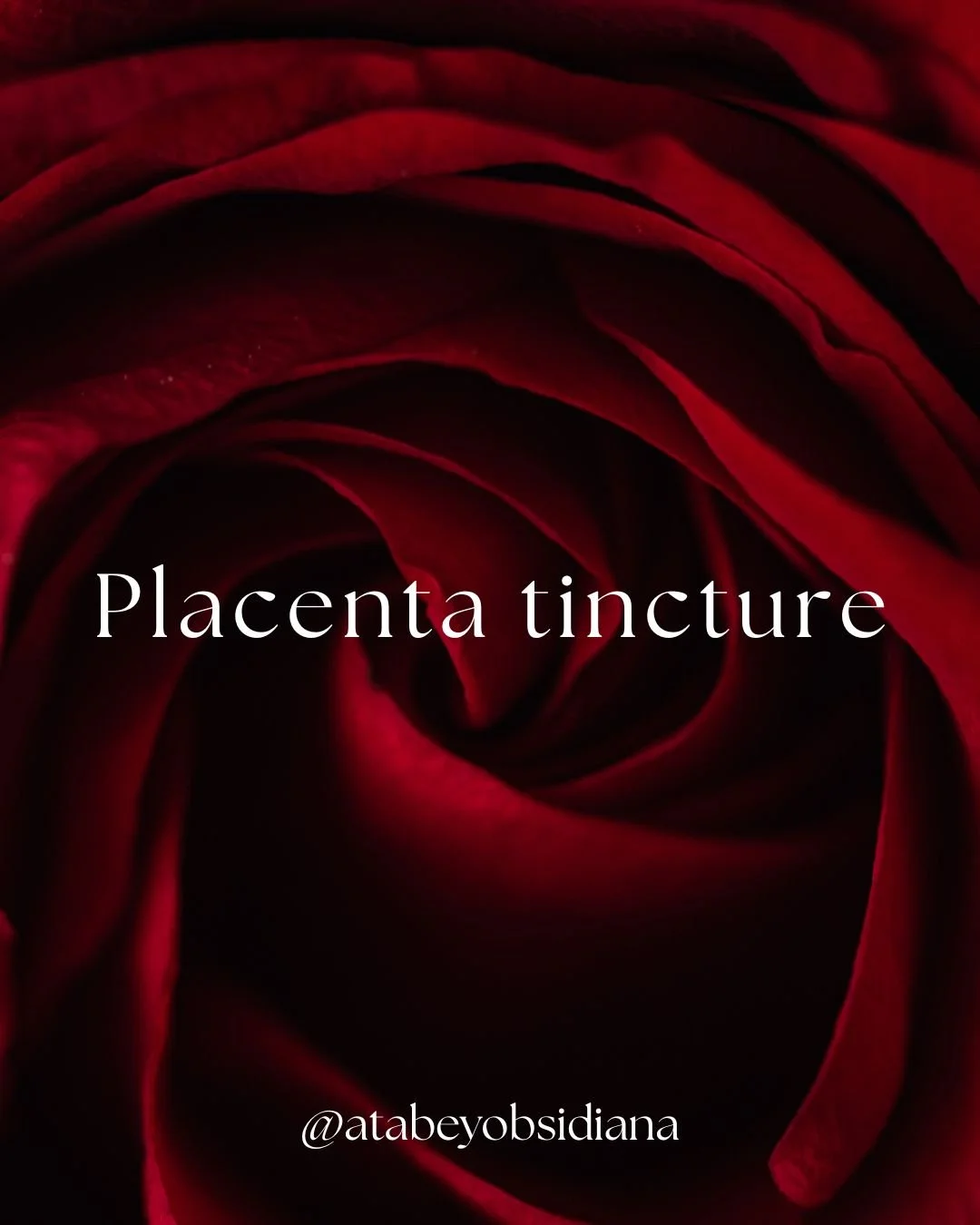 Placenta Tincture
