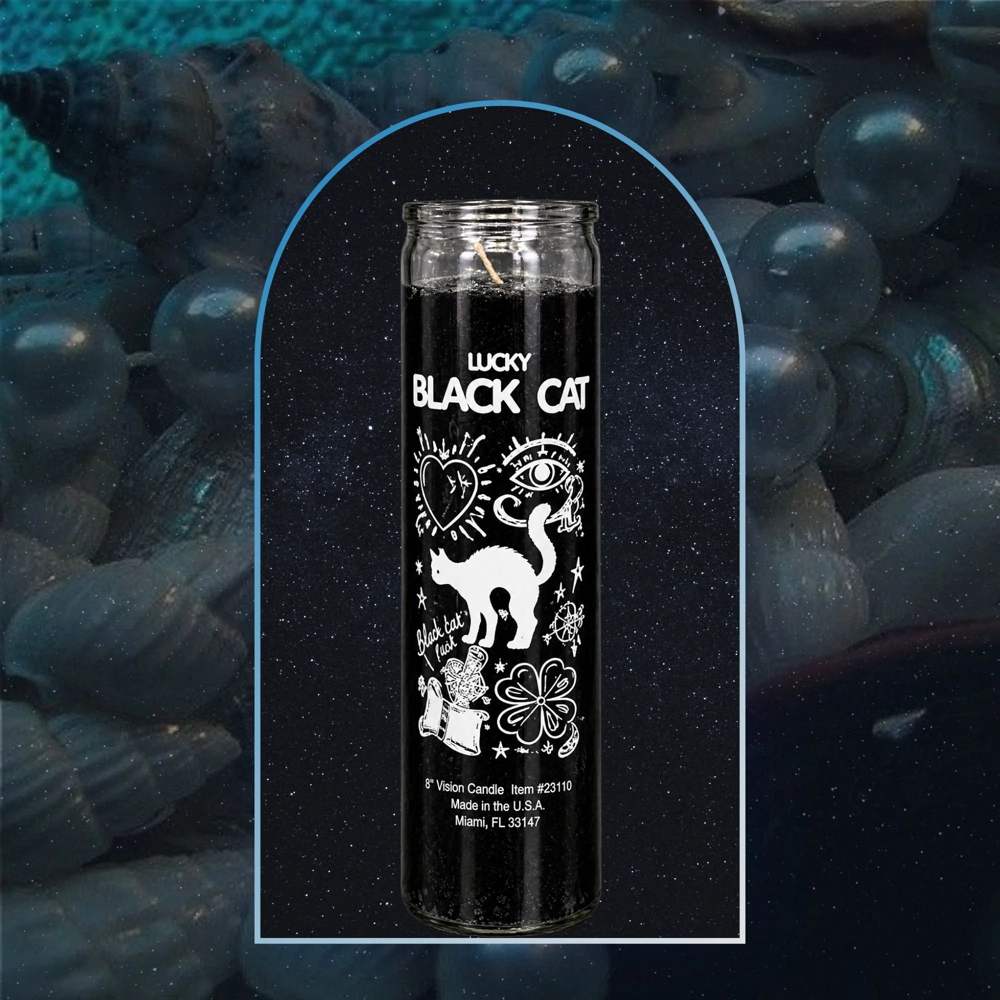 Gato Negro | Lucky Black Cat 7 Day Candle