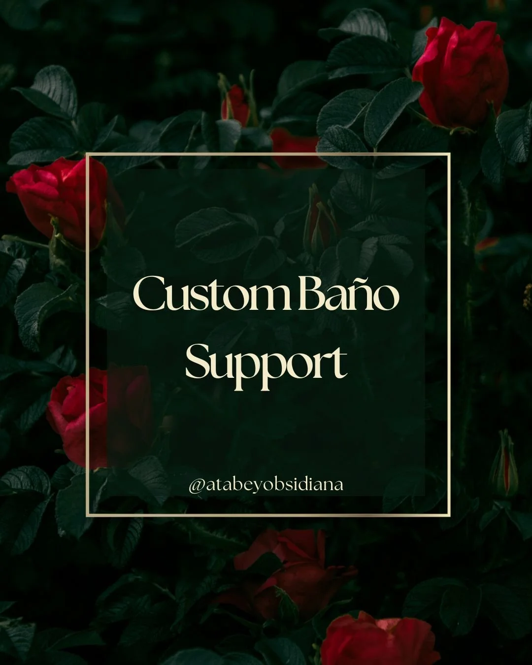 Custom Baño Support