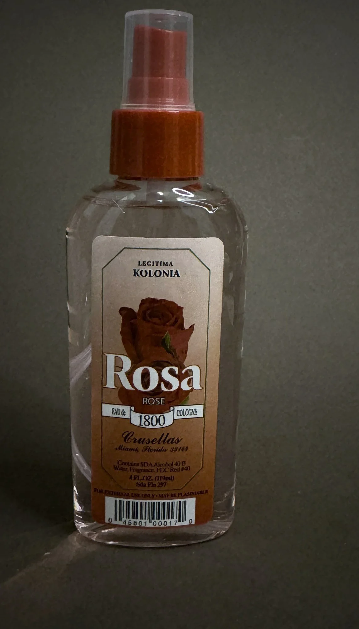 Kolonia 1800 Rosas | Rose Cologne • 4 oz