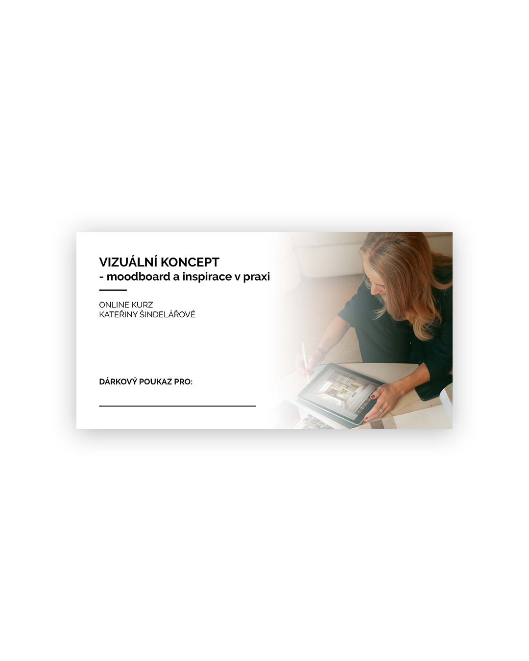 Dárkový poukaz: Vizuální koncept