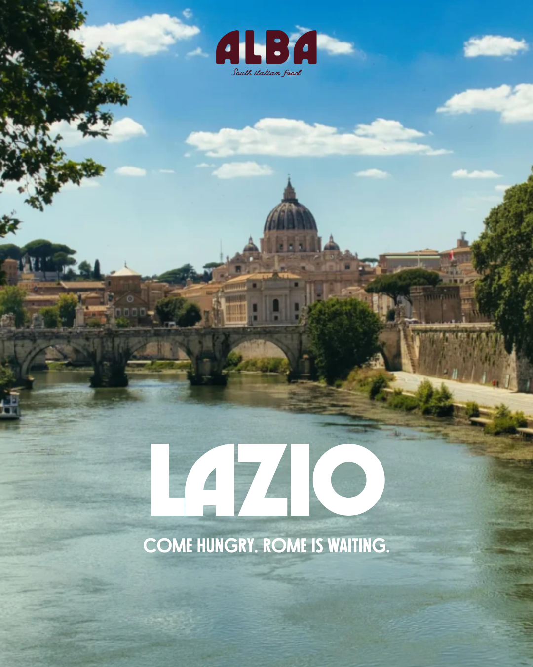 Rome background shows Lazio at Alba specials