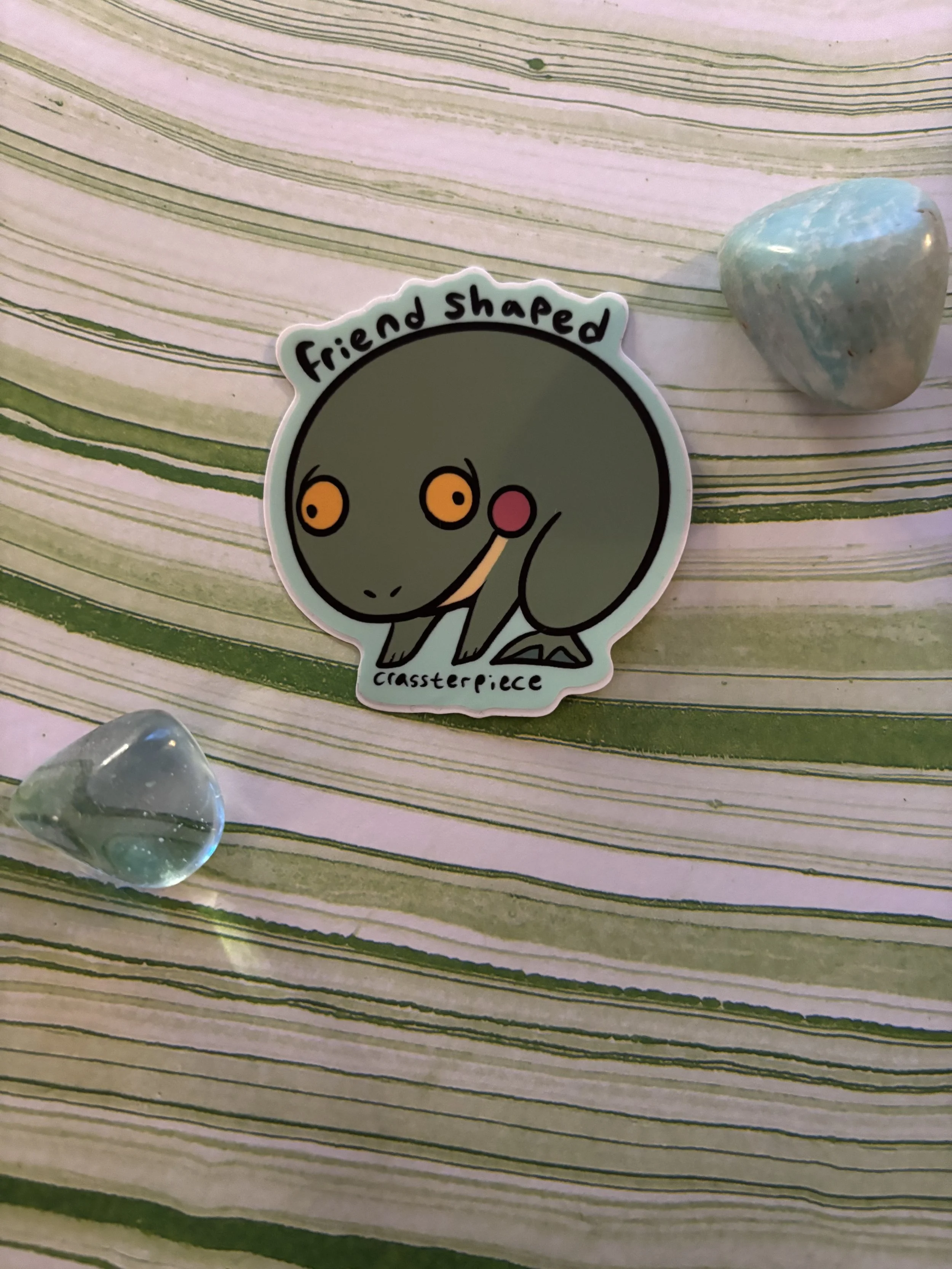 Friend Shaped Stickers