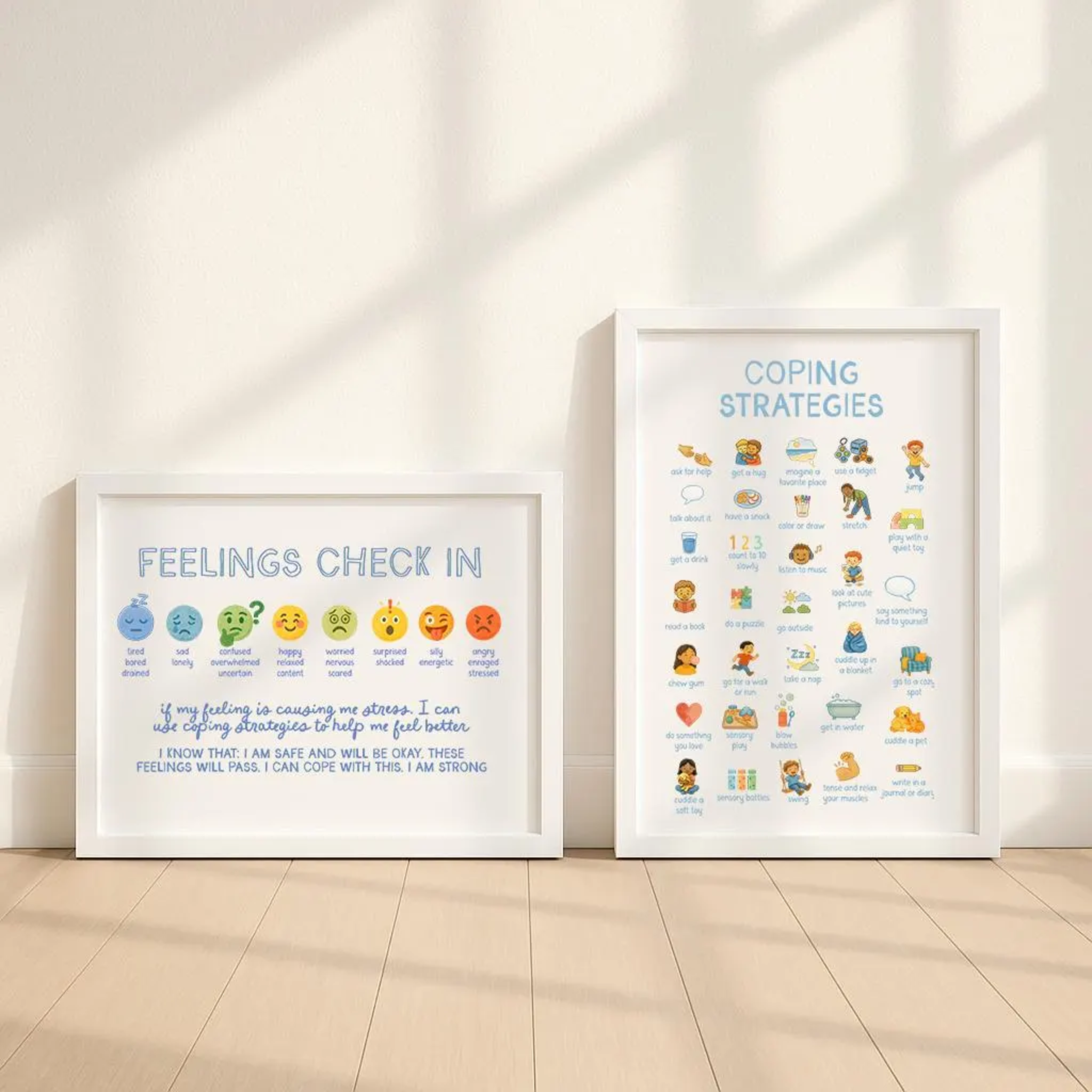Feelings and Coping Skills art prints