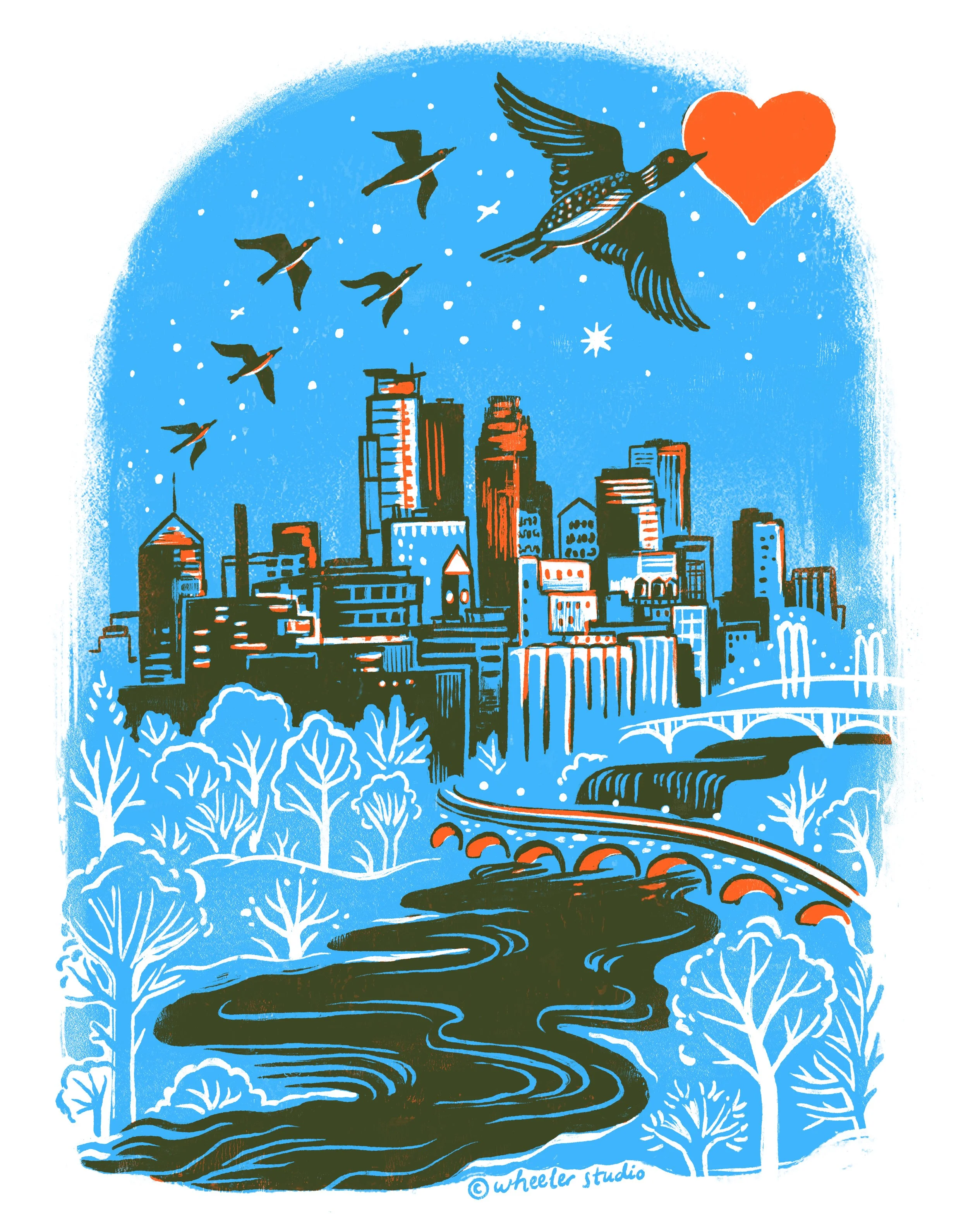 "Love, Minneapolis" Print