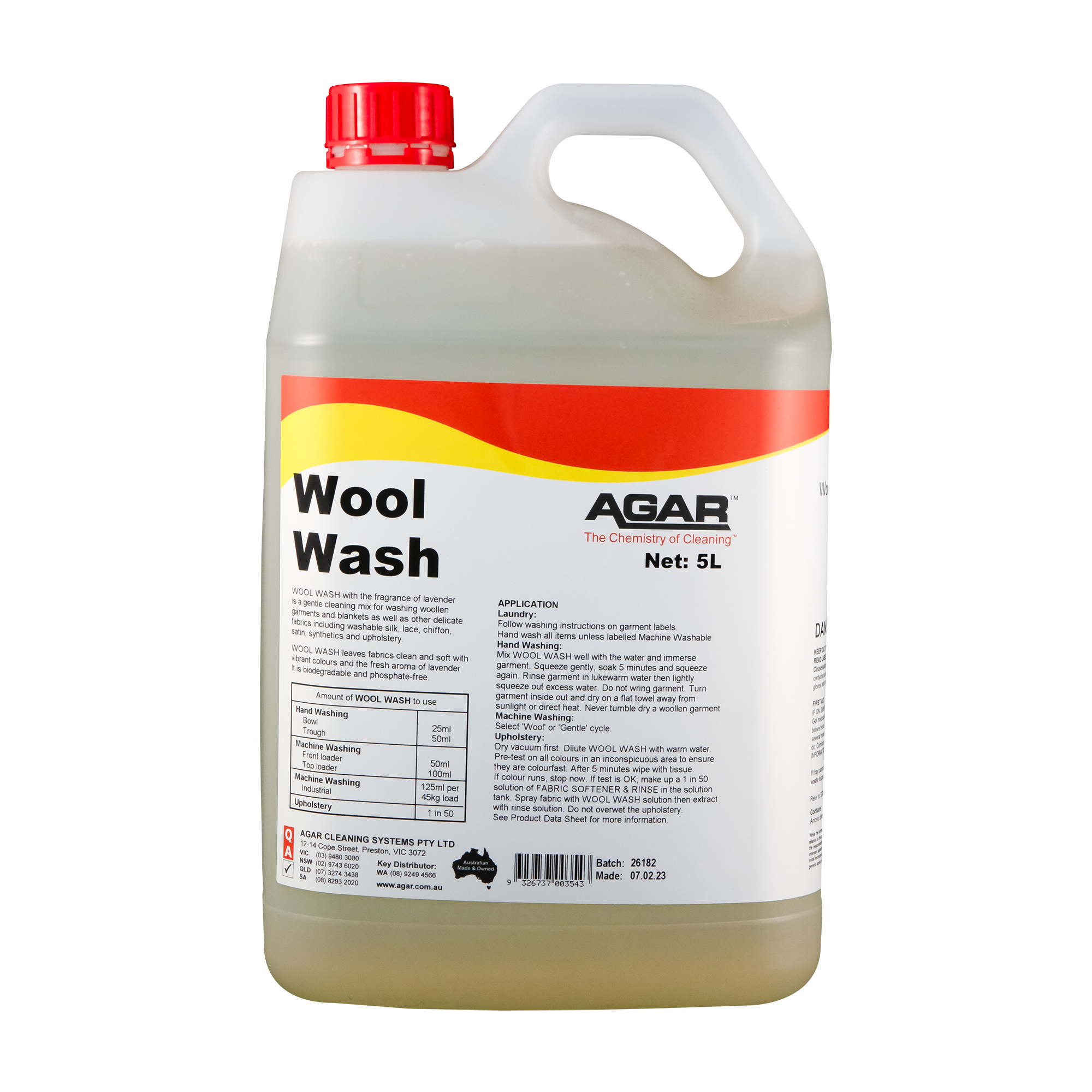 AGAR WOOL WASH 5LT