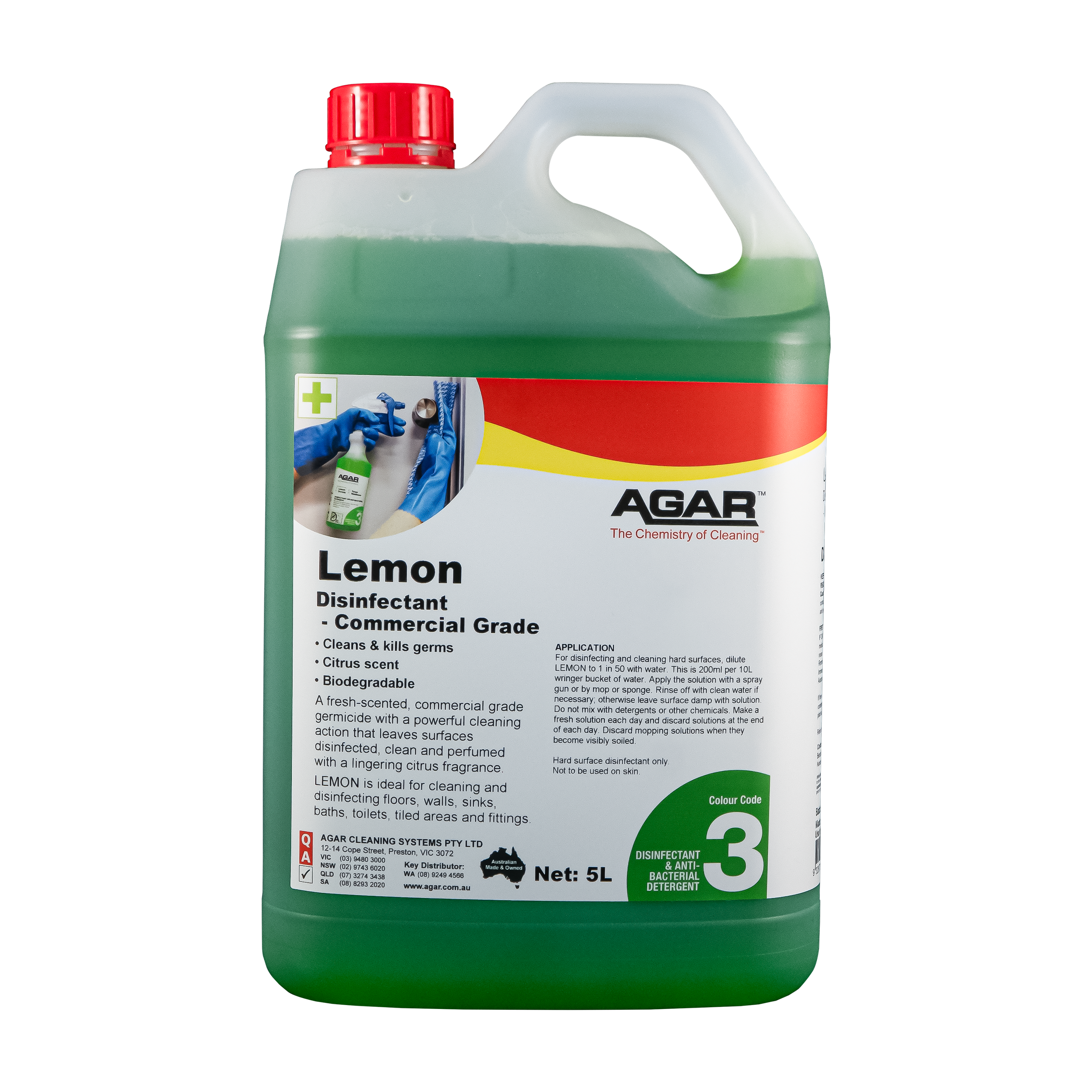 AGAR LEMON DISINFECTANT