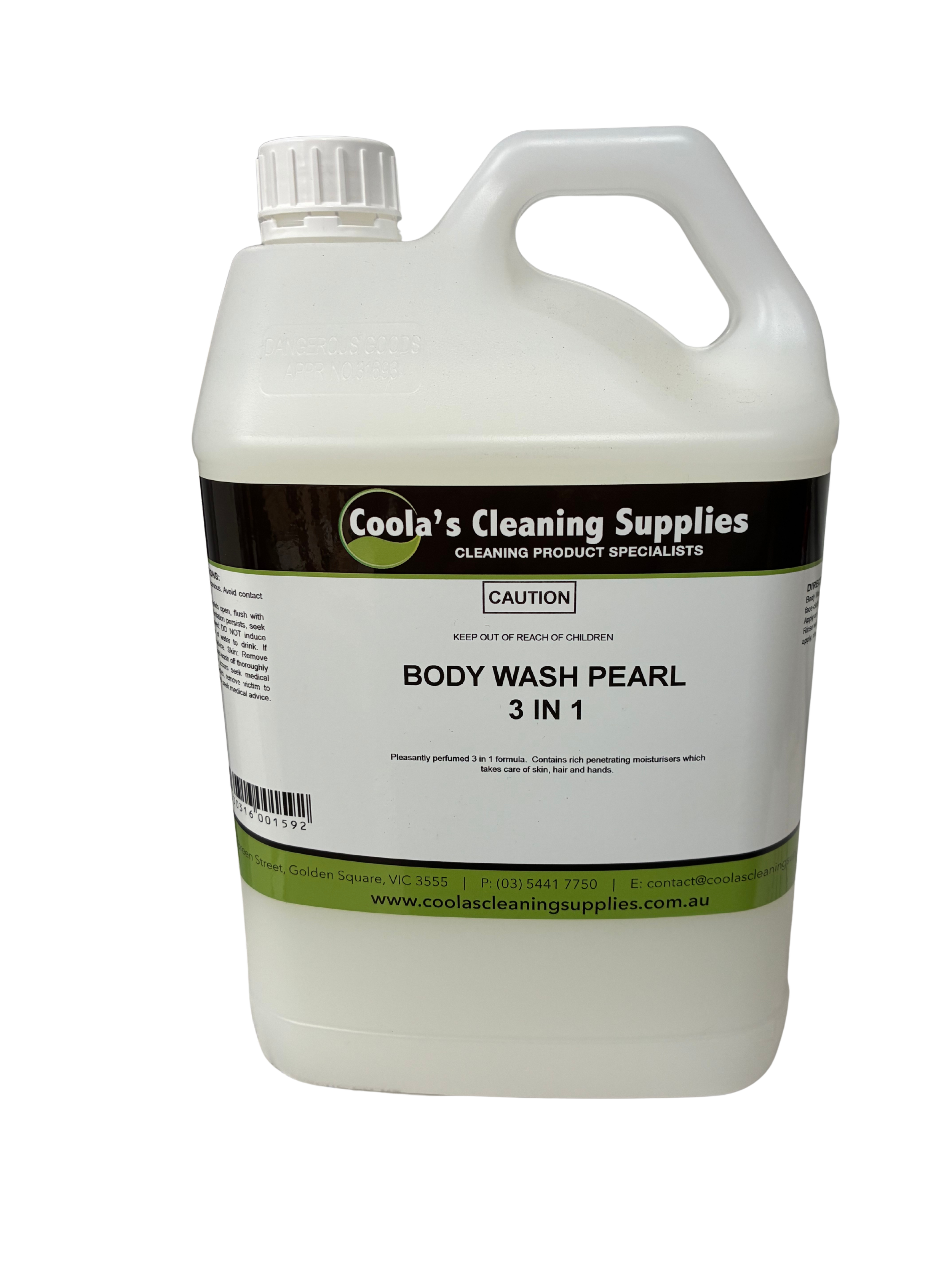 COOLAS BODY WASH PEARL 5LT