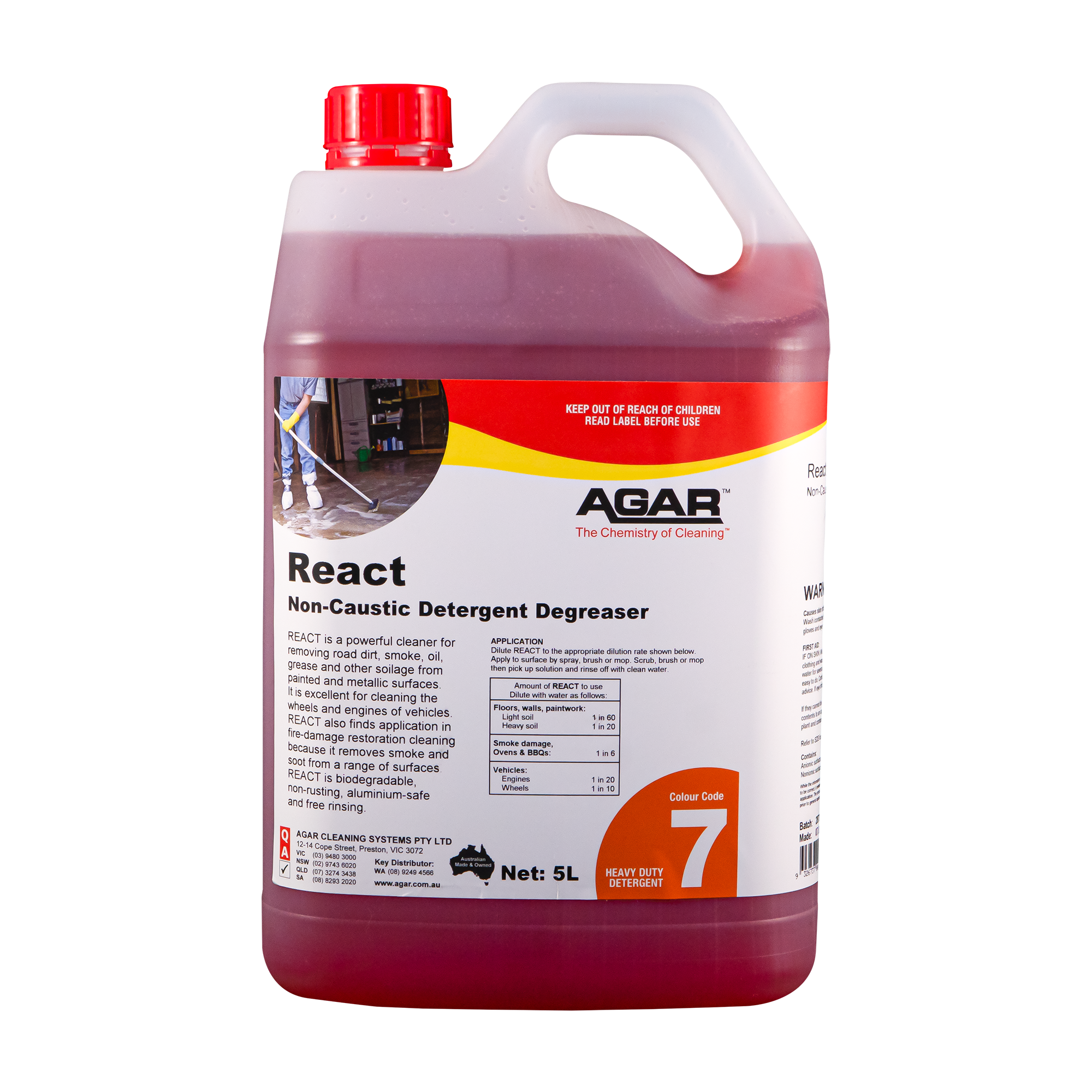AGAR REACT 5LT