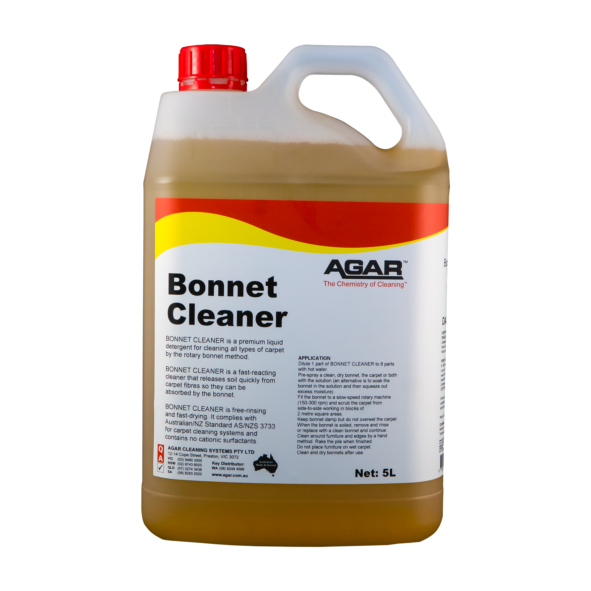 AGAR BONNET CLEANER 5LT