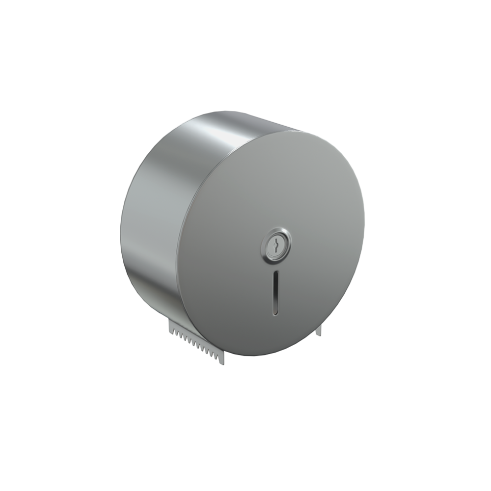 Metlam Stainless Steel Jumbo Toilet Roll Dispenser