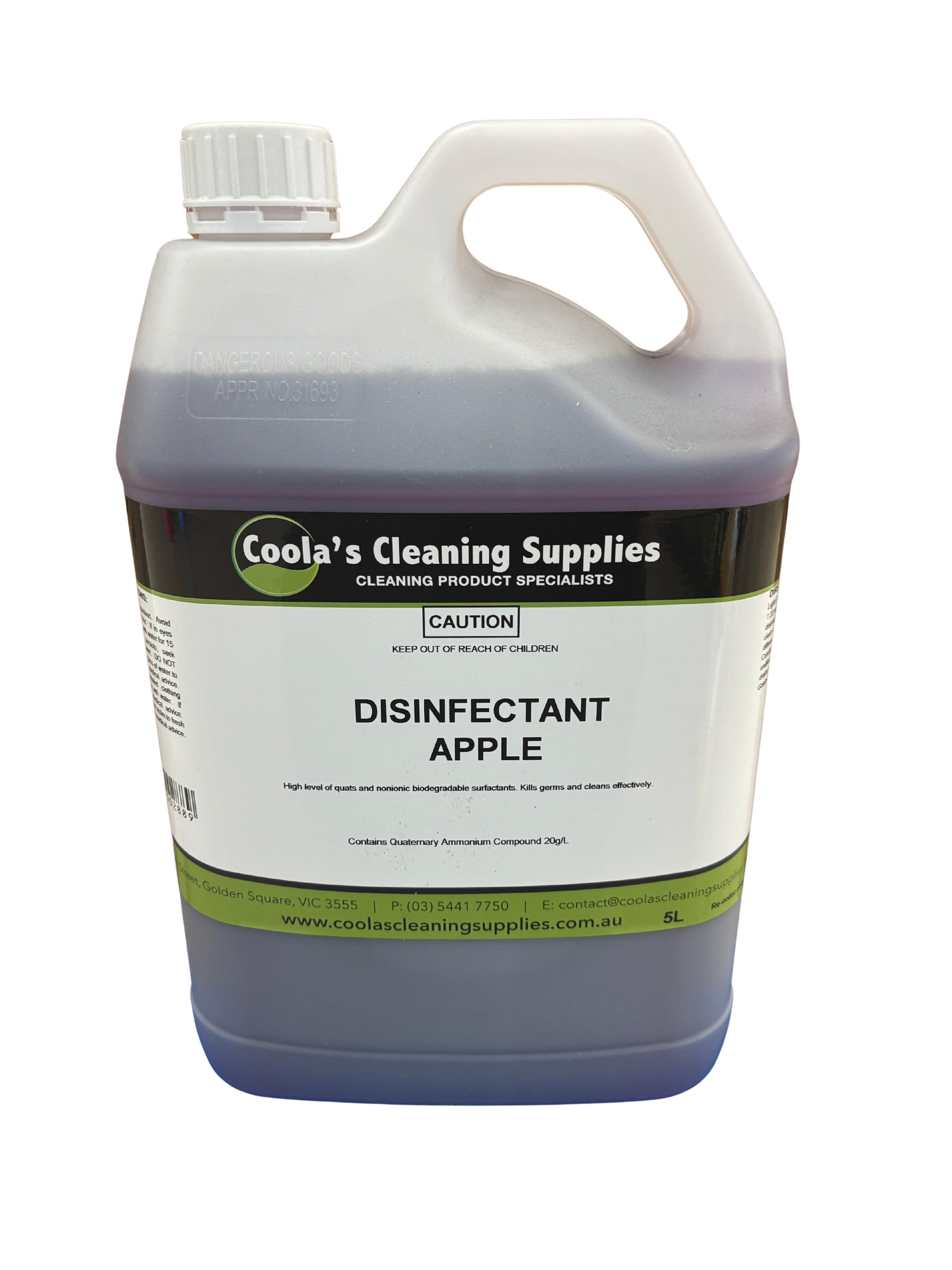 COOLAS APPLE DISINFECTANT 5LT
