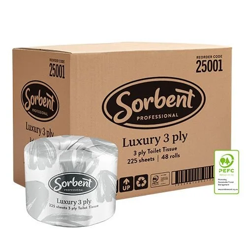 SORBENT 3PLY PREMIUM T/ROLL 48 ROLLS