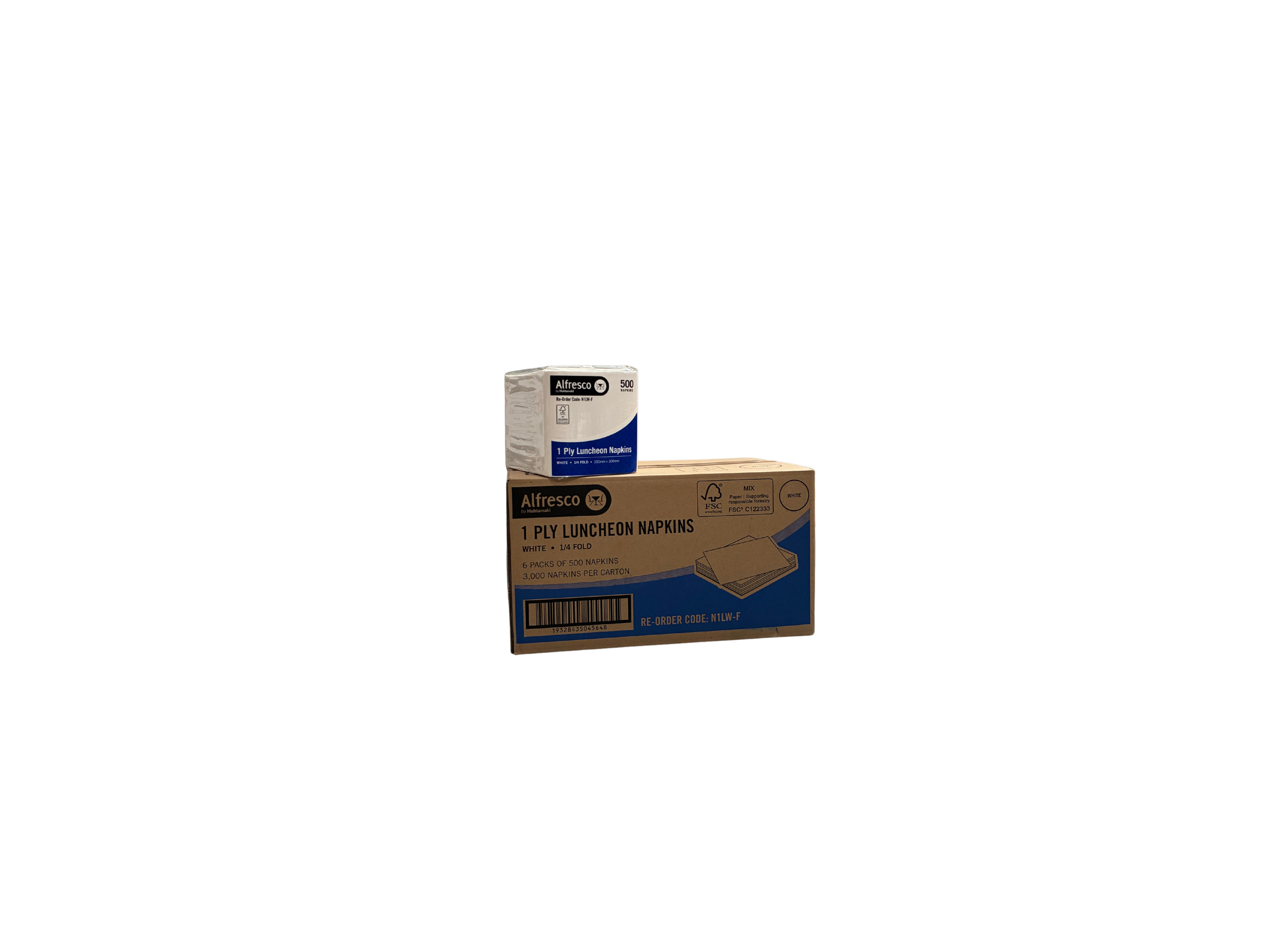 NAPKINS LUNCH 1PLY 1/4 FOLD