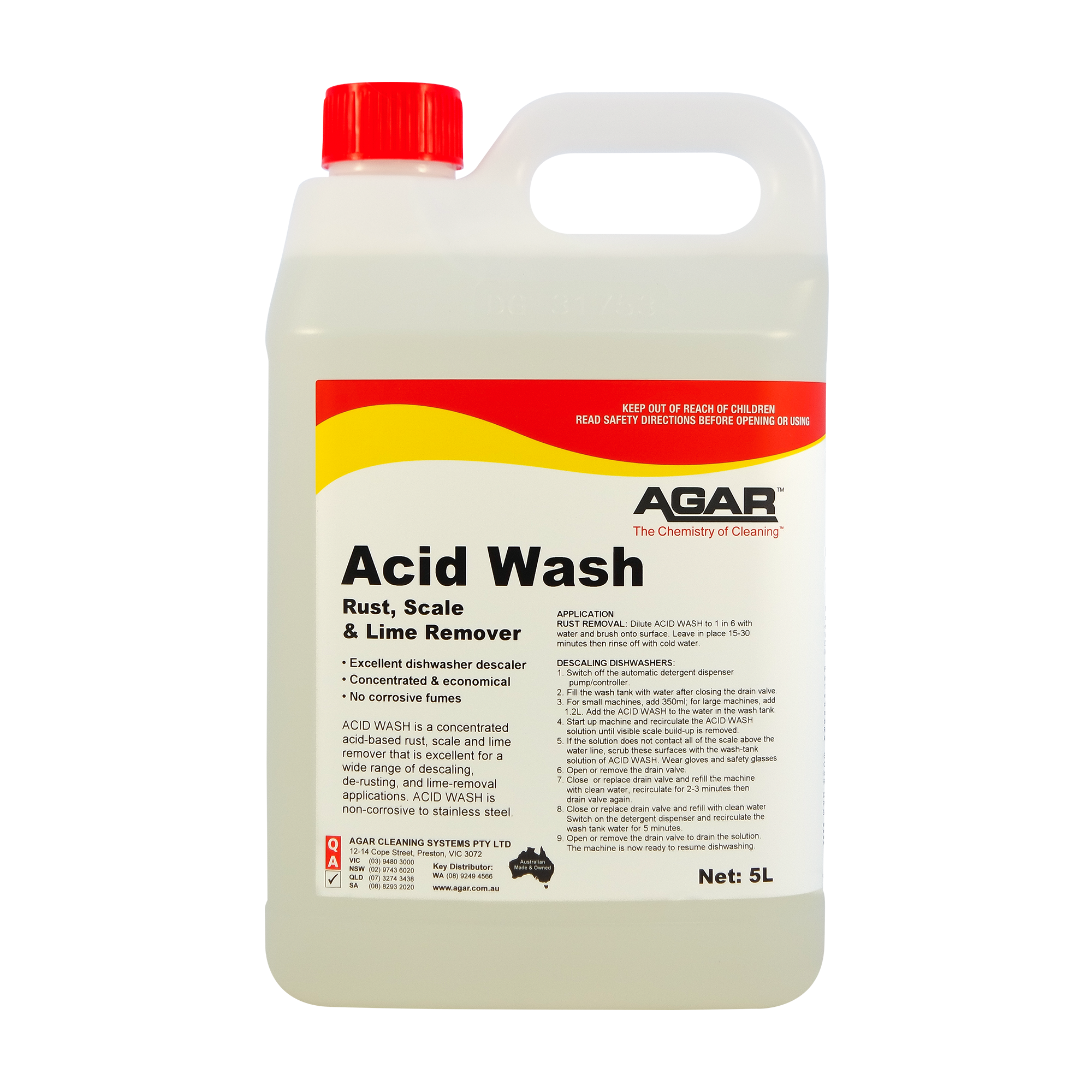 AGAR ACID WASH 5LT