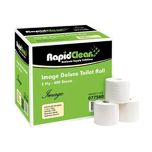 RAPID T/ROLL 2PLY 400SH 48ROLL