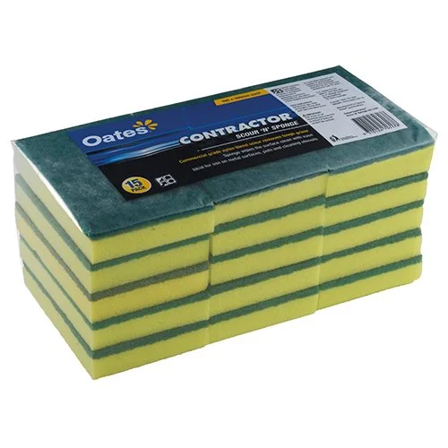 OATES SCOUR SPONGE 15PK