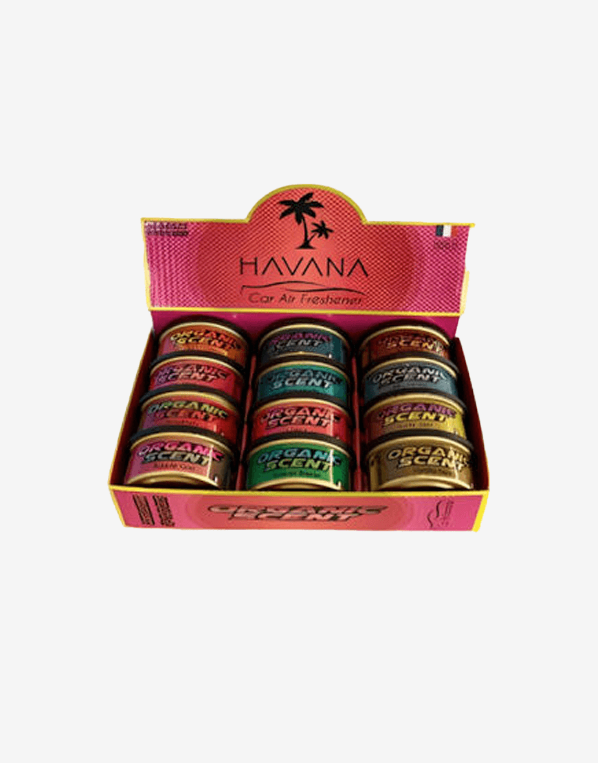 HAVANA ORGANIC TIN CAR AIR FRESHENER