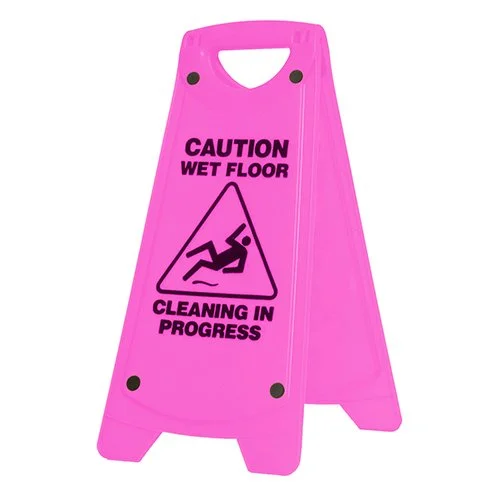 OATES SAFETY SIGN PINK