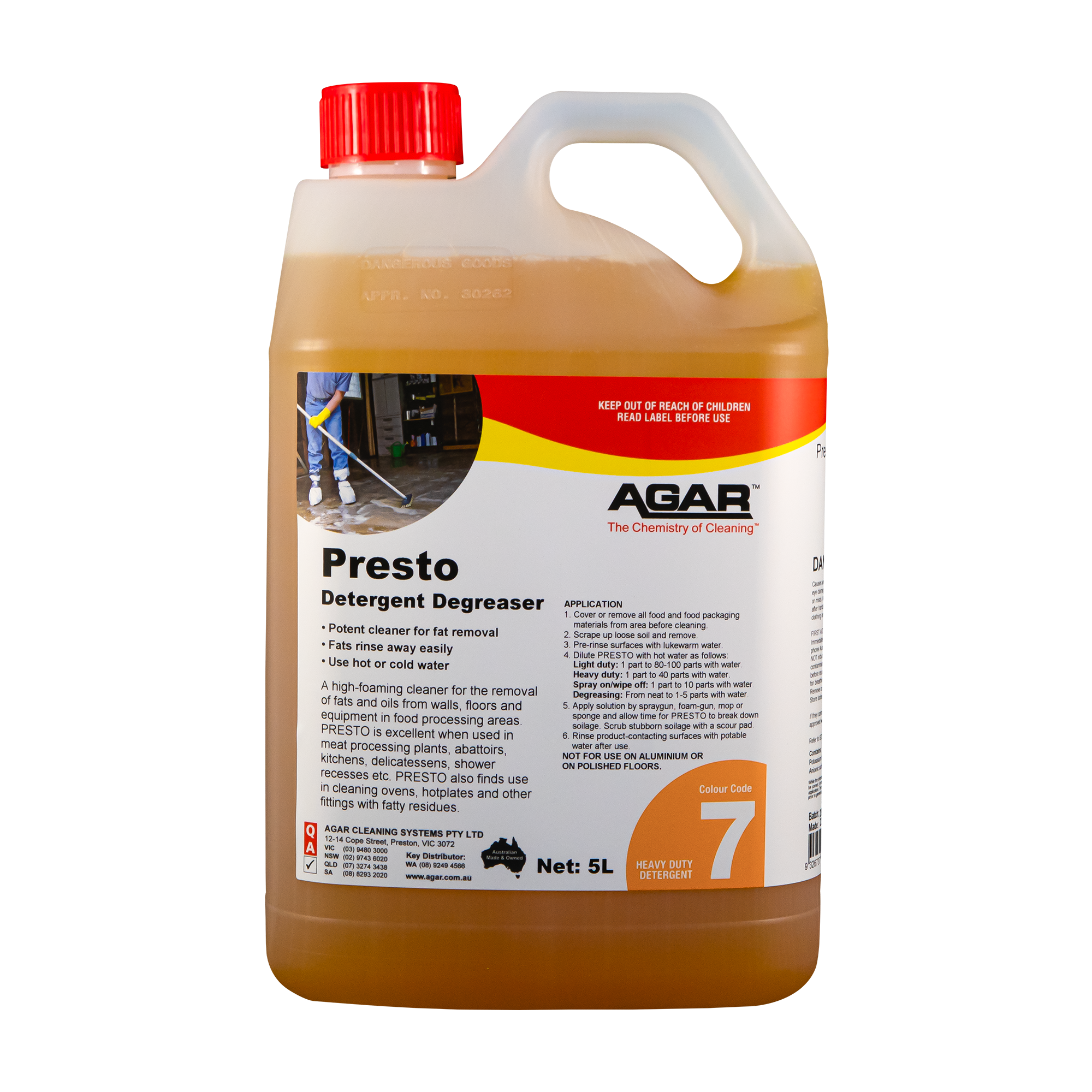 AGAR PRESTO 5LT
