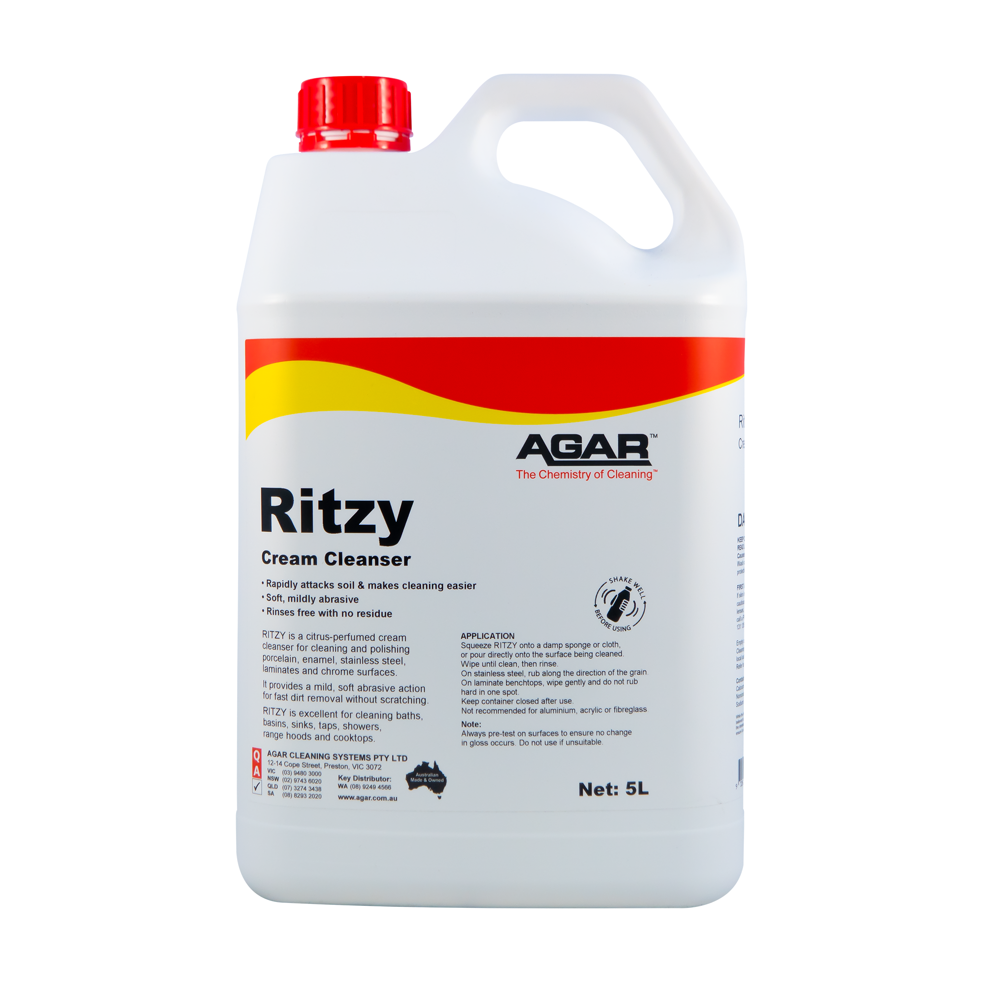 AGAR RITZY NON CHLORINATED 5LT