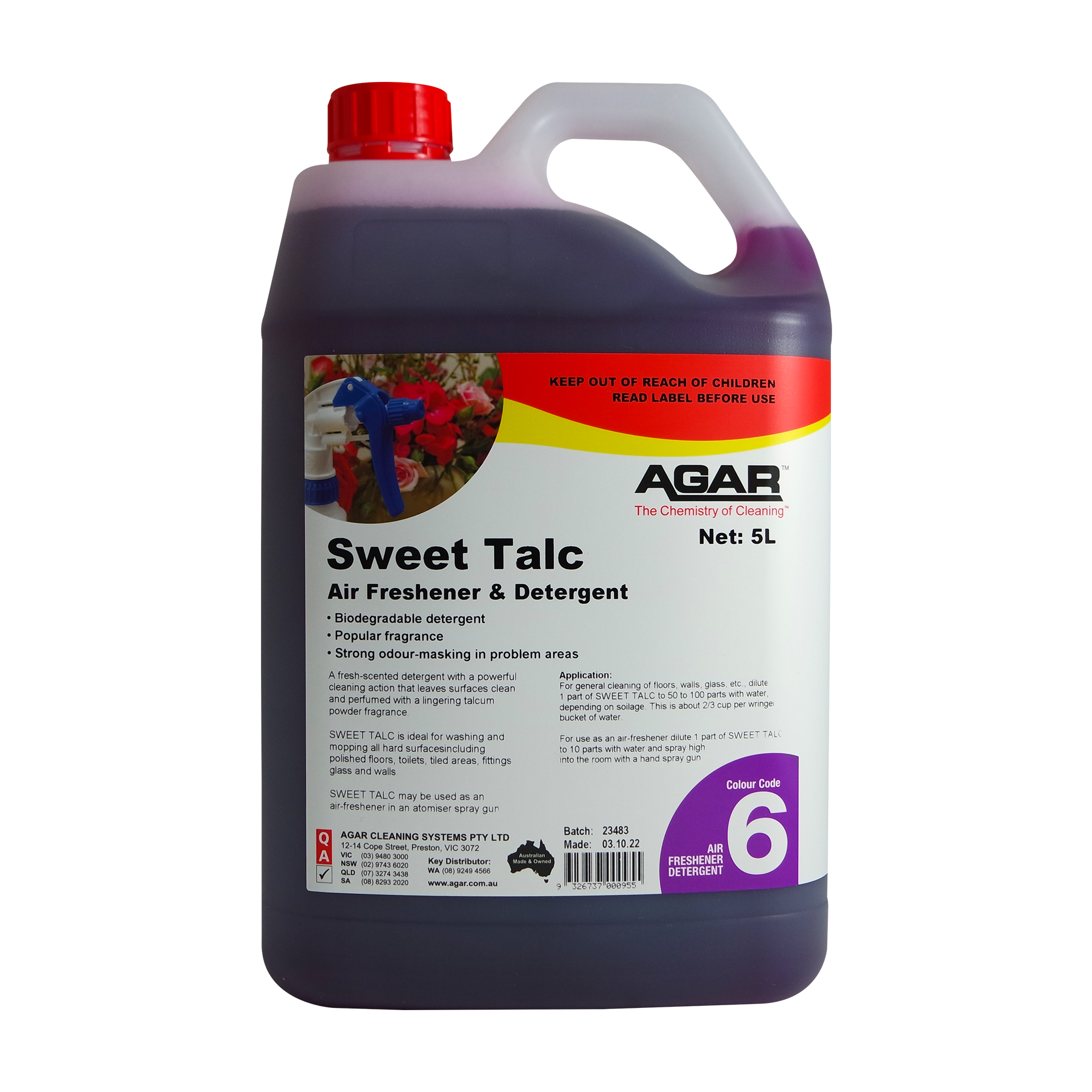 AGAR SWEET TALC 5LT