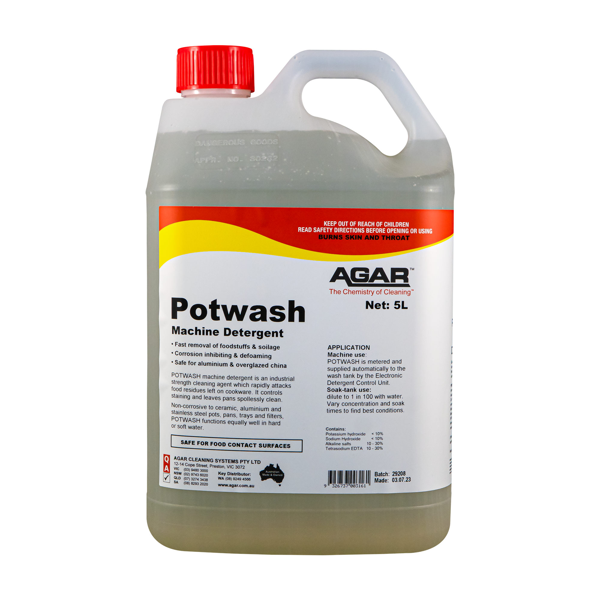 AGAR POT WASH 5LT