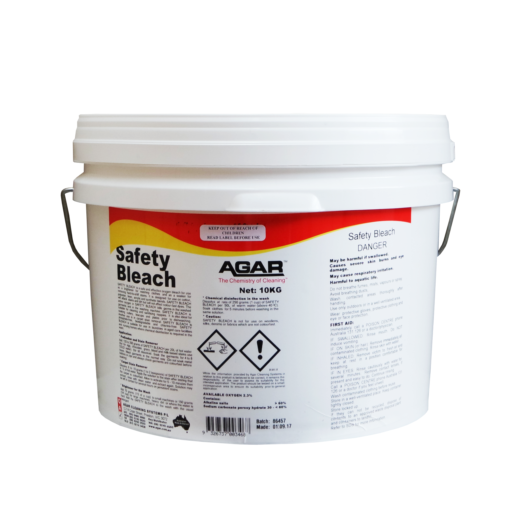 AGAR SAFETY BLEACH 10KG