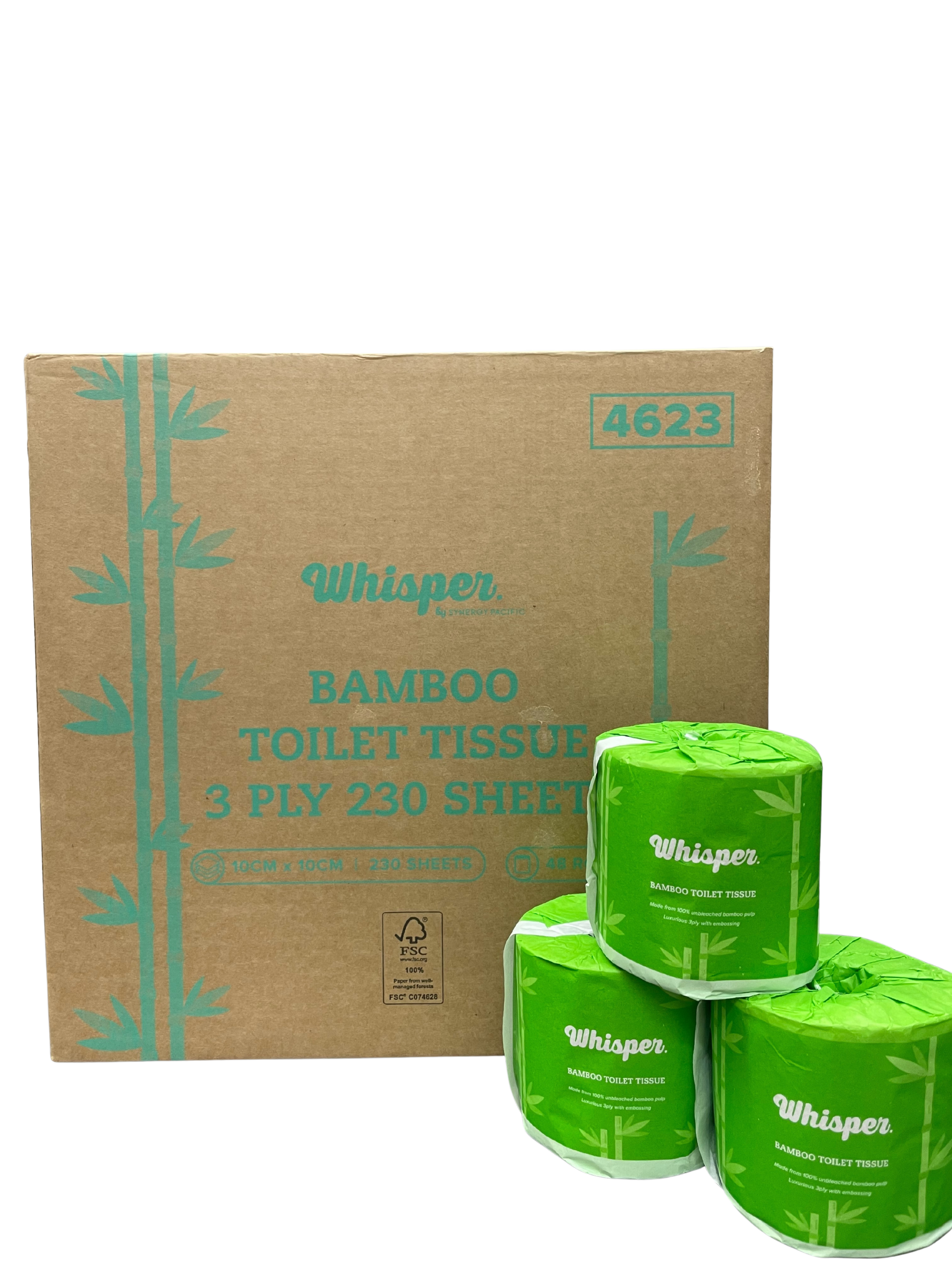 WHISPER BAMBOO 3PLY 230SH