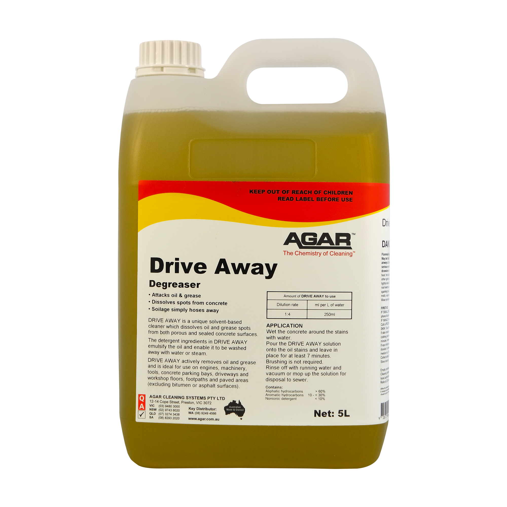 AGAR DRIVE AWAY 5LT