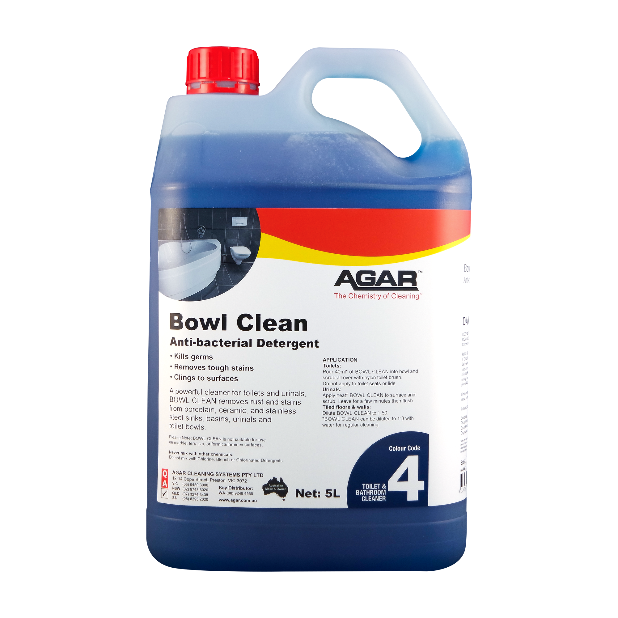 AGAR BOWL CLEAN 5LT