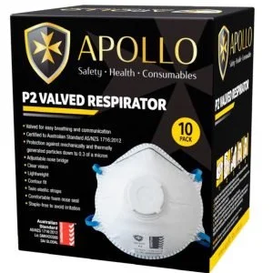 P2V CONICAL RESPIRATOR W VALVE