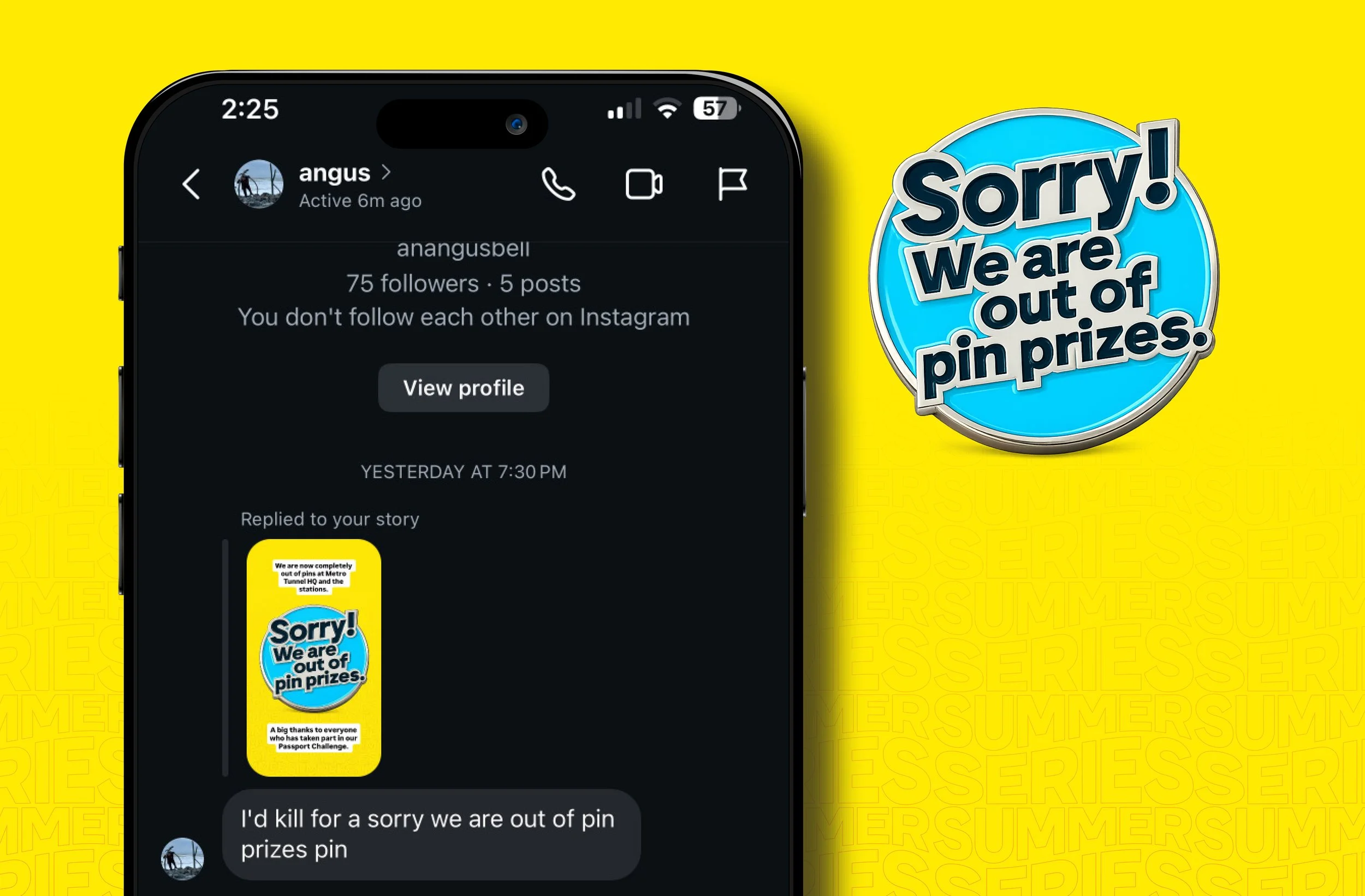 The public ‘would kill’ for any Metro Tunnel pin!