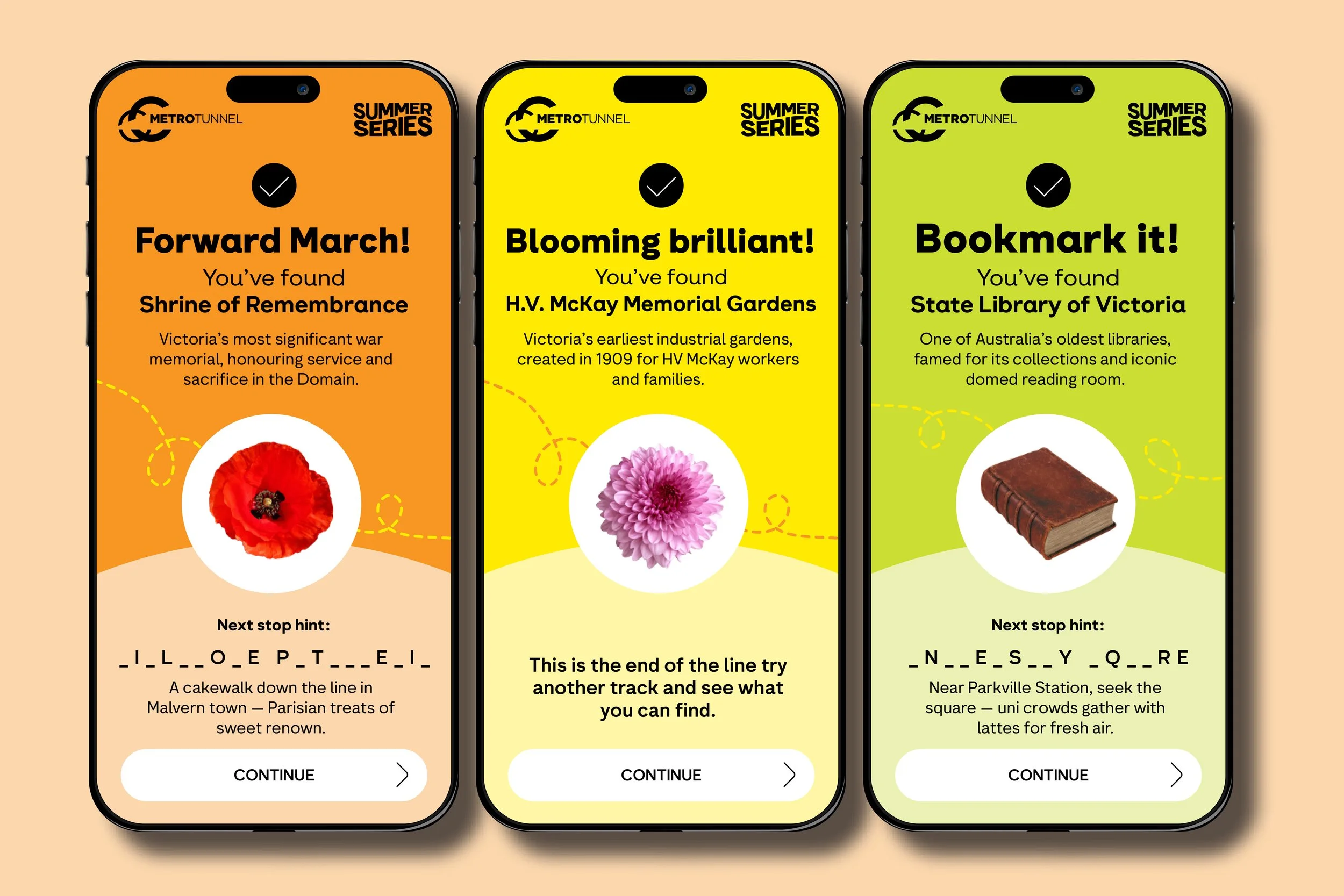 Playful copy brought the hunt to life