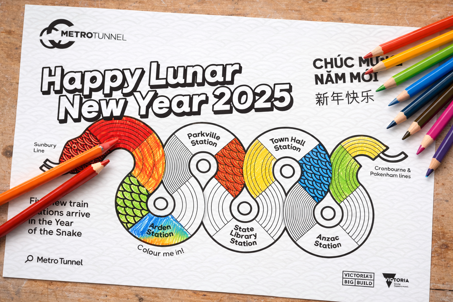 Kids colouring in sheets