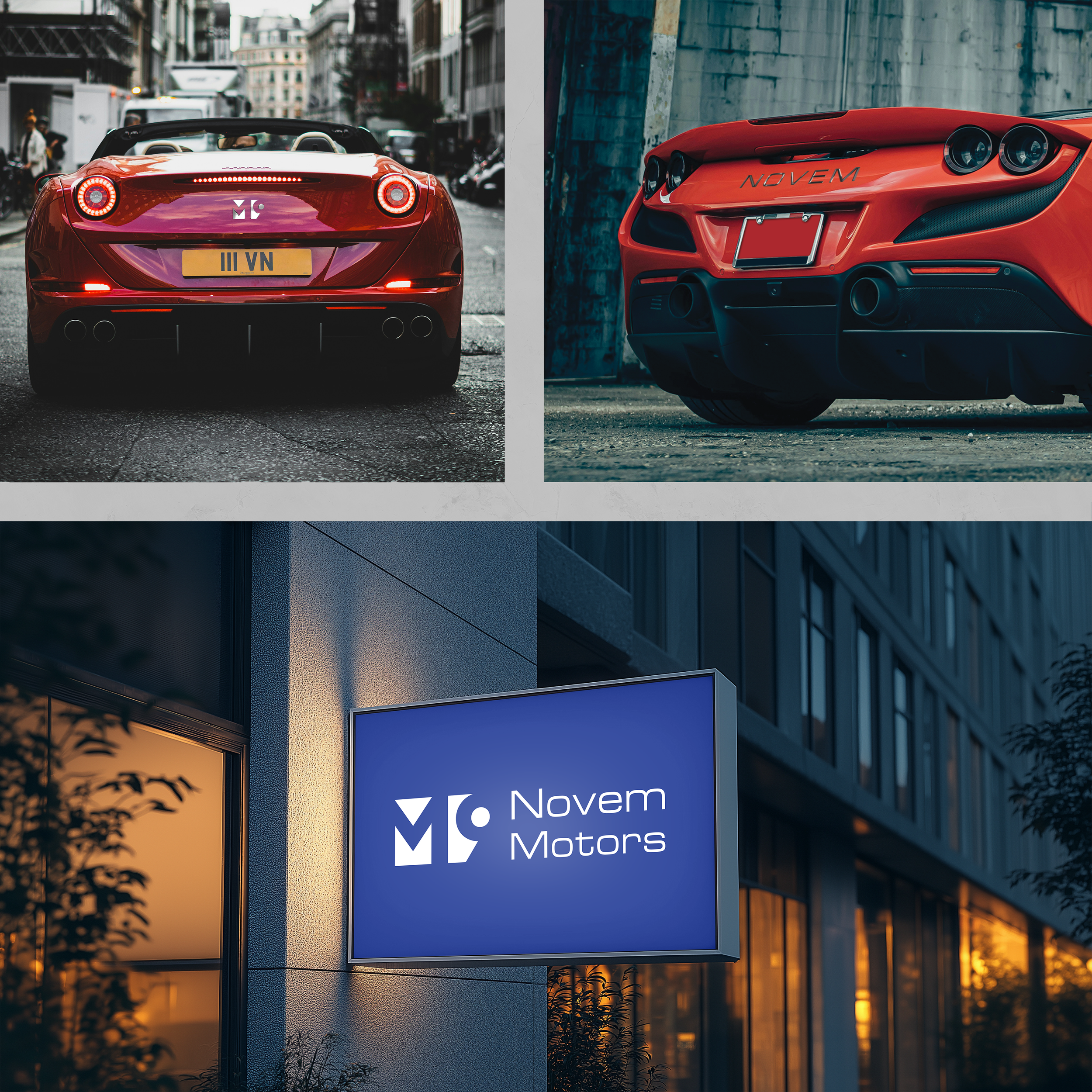 Visual Identity System: Novem Motors