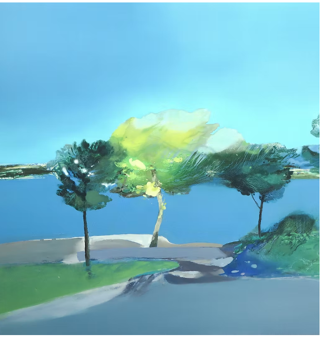 Trees on the promenade