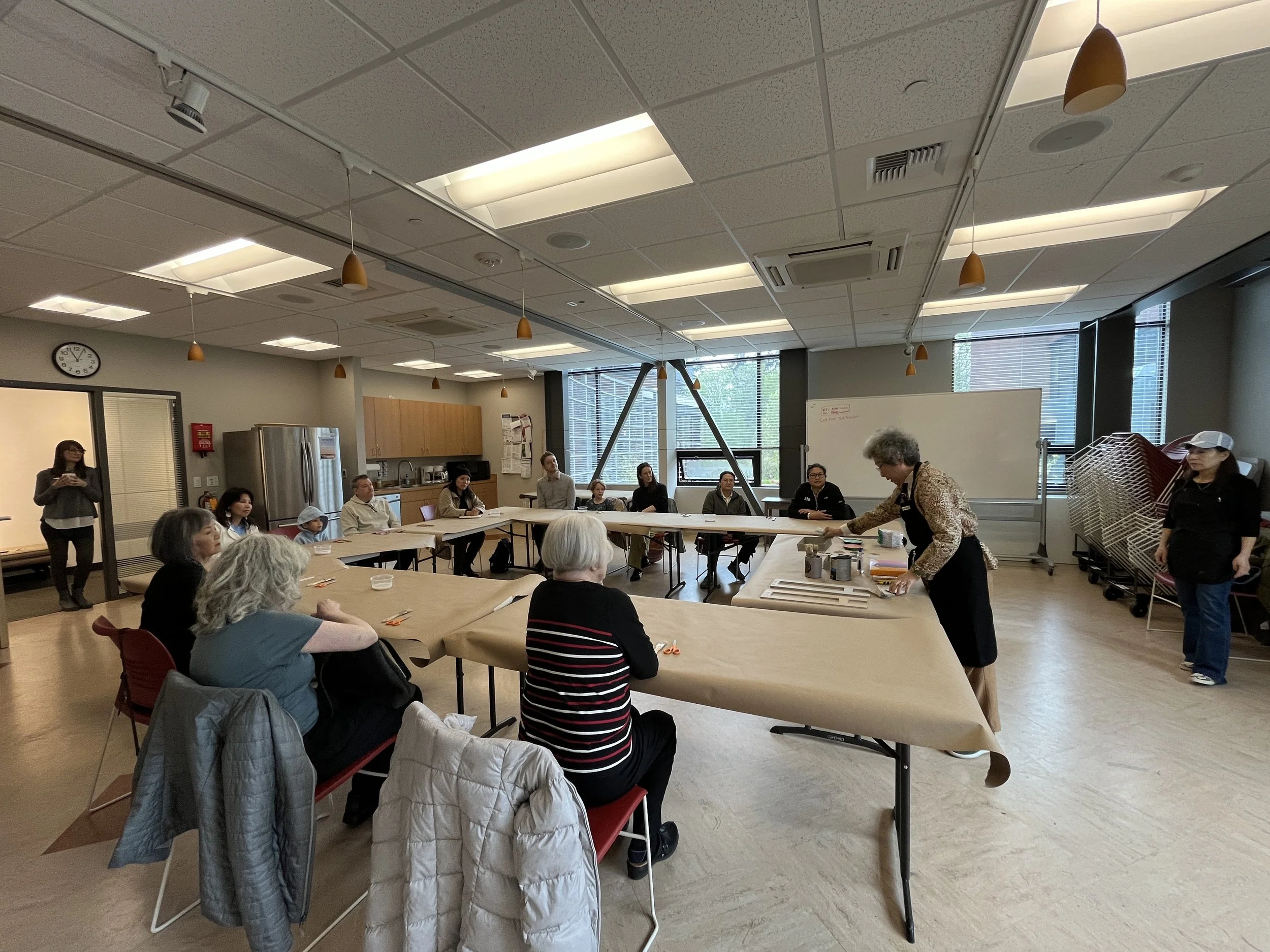 Workshop led by Young Kim