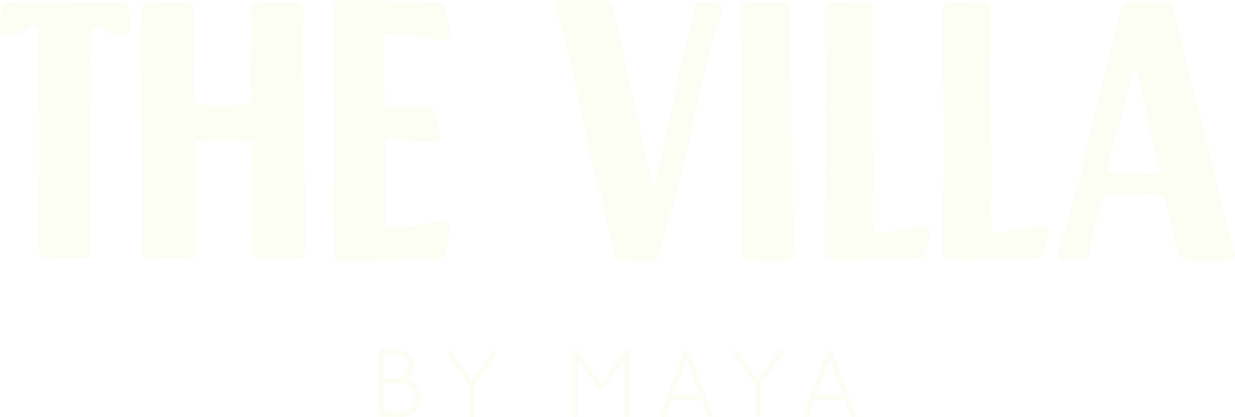 The image displays the text "THE VILLA BY MAYA" with "THE VILLA" in large, bold, white letters on a black background, and "BY MAYA" in smaller, white letters below.